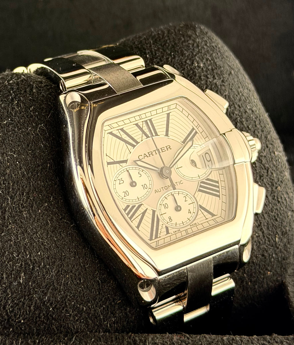 Cartier Roadster, Box und Papiere, nach hauseigenem Service, neuwertig