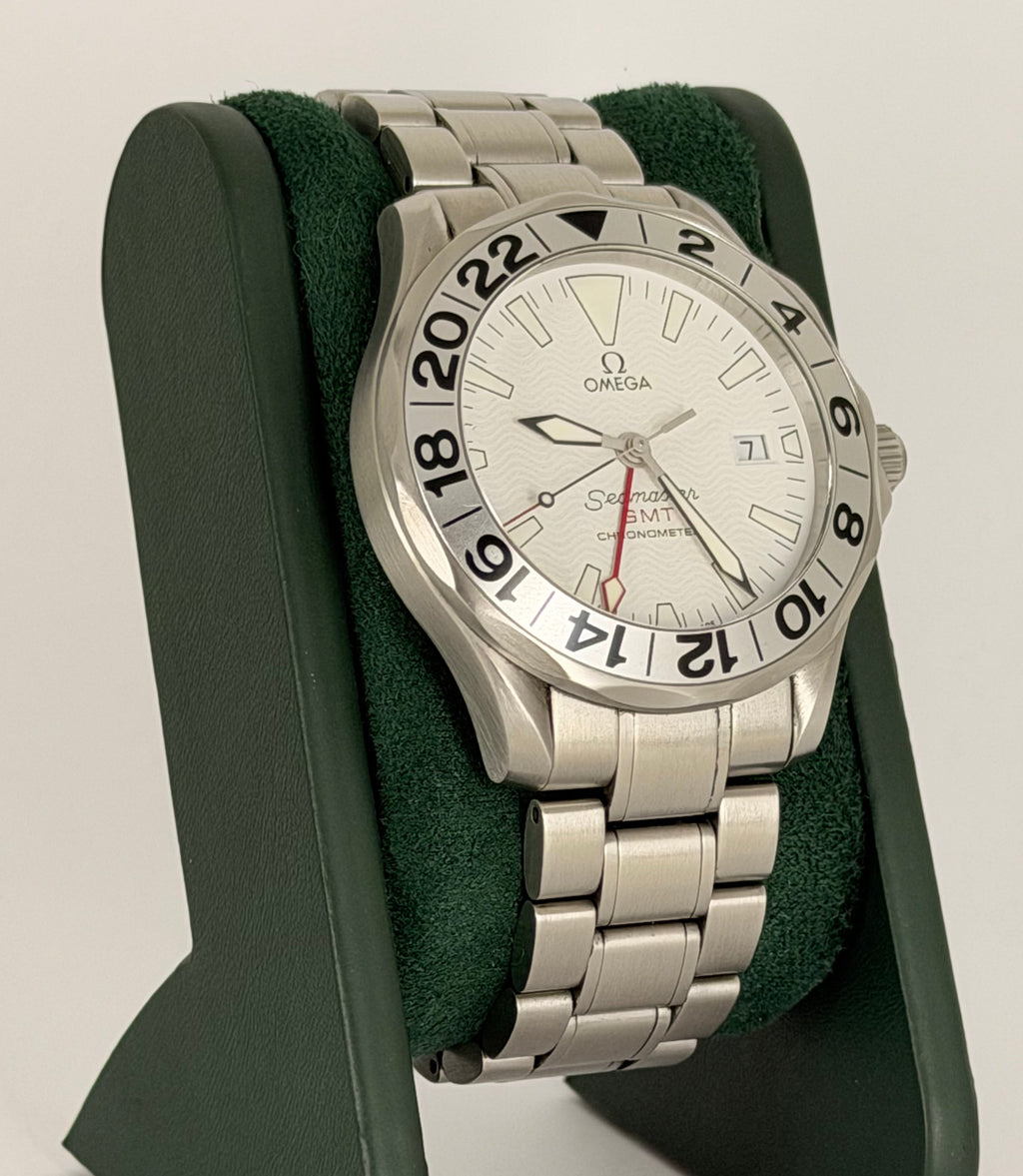 Omega Seamaster Diver 300 M GMT nach Service, mit Box und Papieren