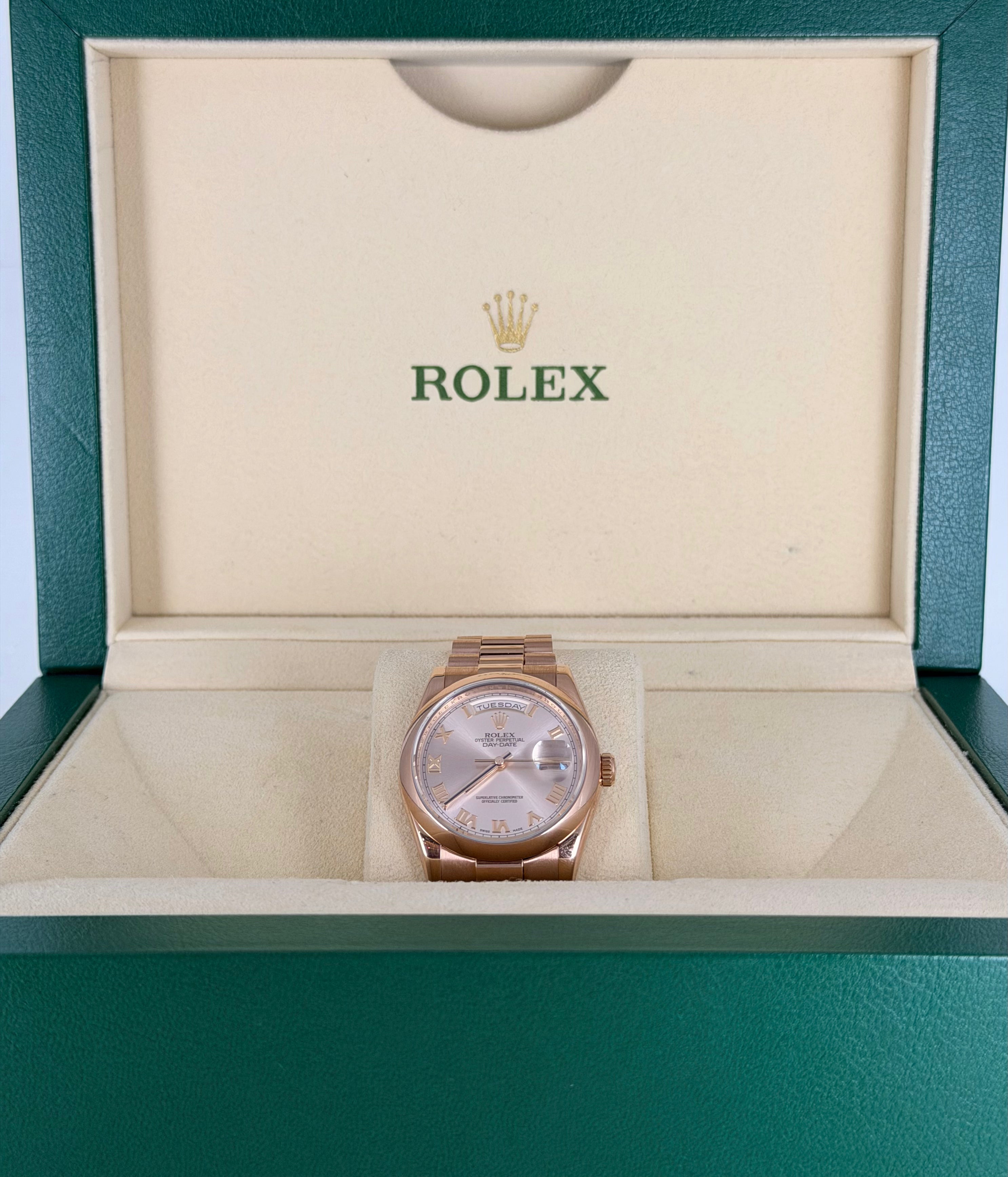 Rolex Day-Date 36 Vollständiges Set, wie neu
