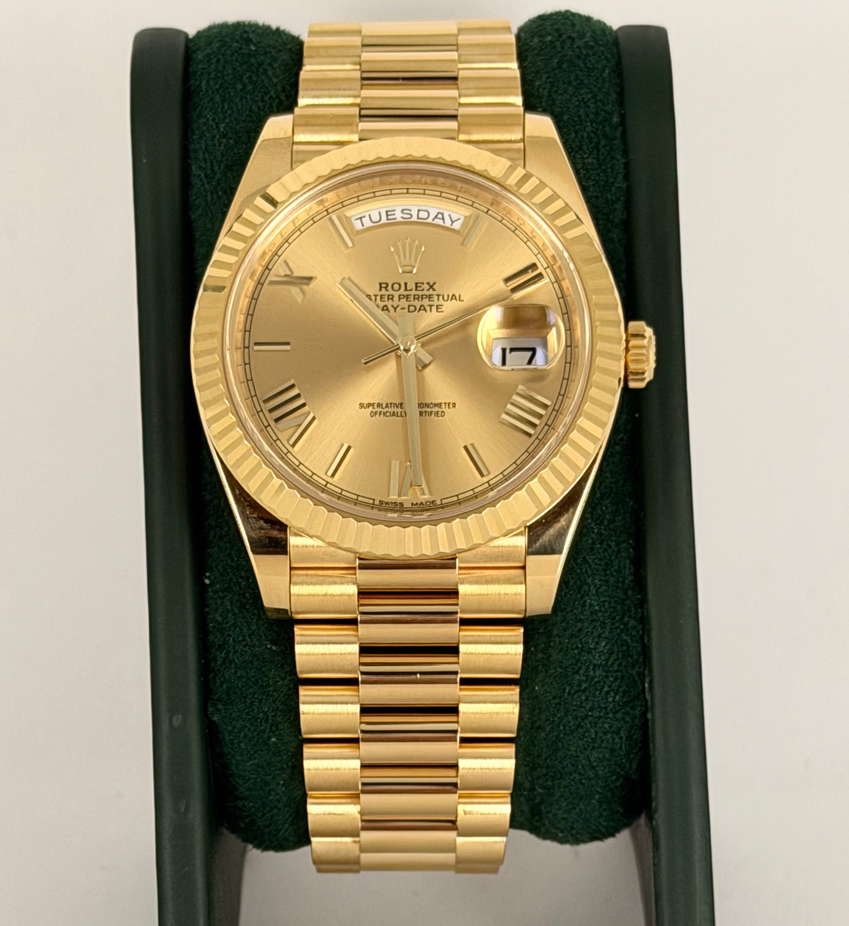 Rolex Day-Date 40 2015 wie neu Full Set