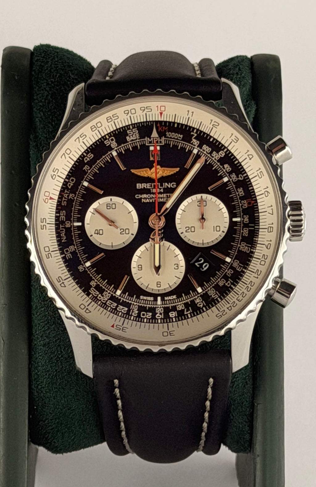 Breitling Navitimer 1 B01 Chronograph, komplettes Set, nach hauseigenem Service, bester Preis in der EU