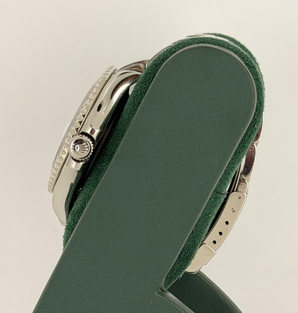 Rolex Yacht-Master 40 Platinlünette Full Set, neuwertiger Zustand