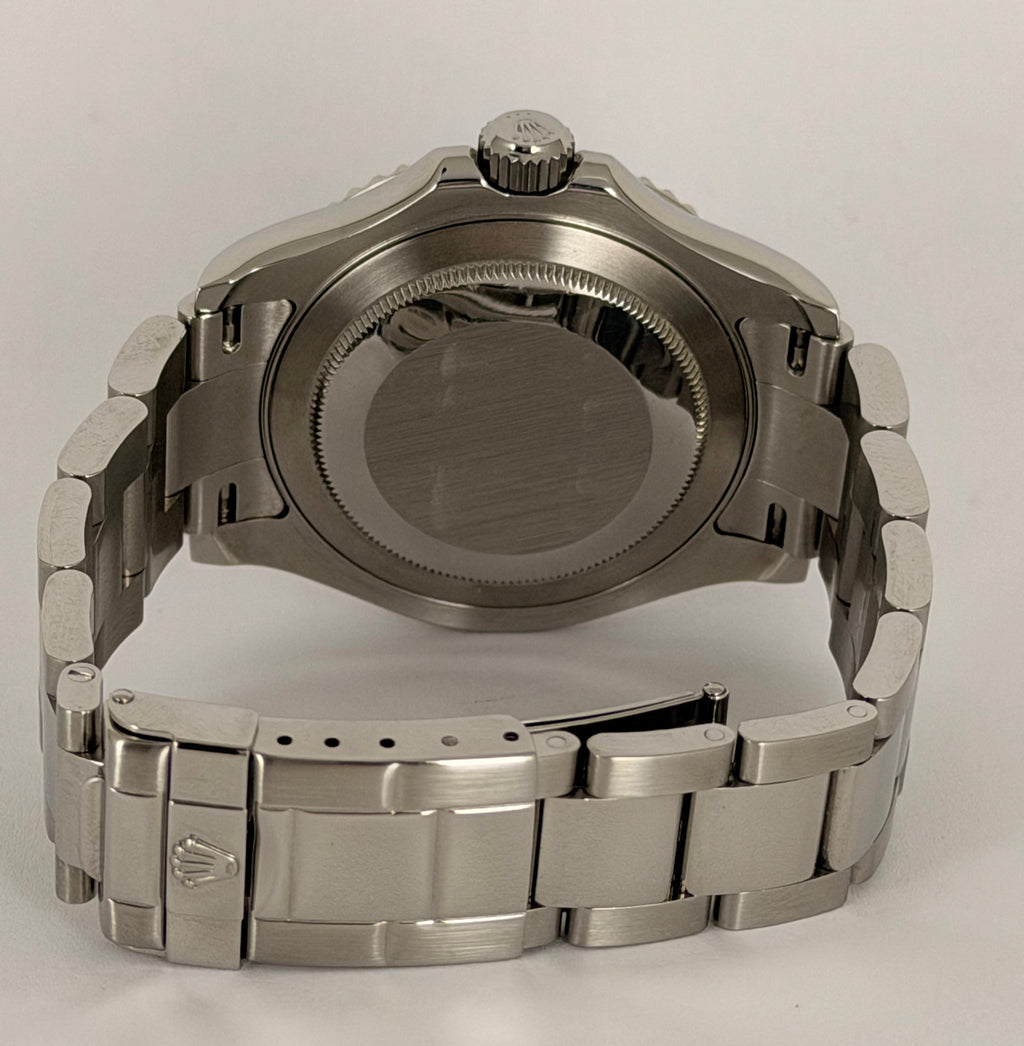 Rolex Yacht-Master 40 Platinlünette Full Set, neuwertiger Zustand