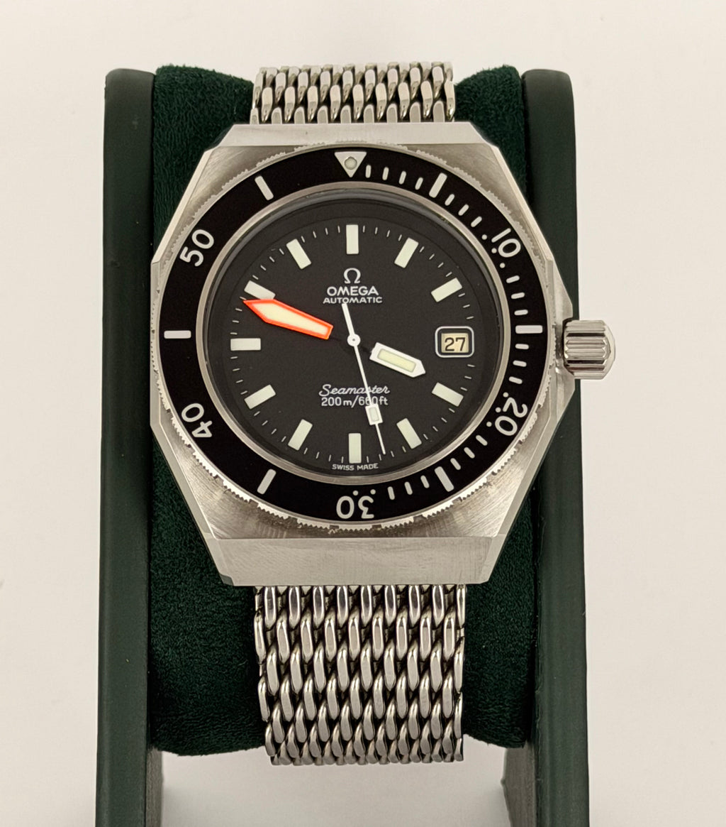 Omega Seamaster SHOM, Box und Papiere, 1970, neuwertiger Zustand