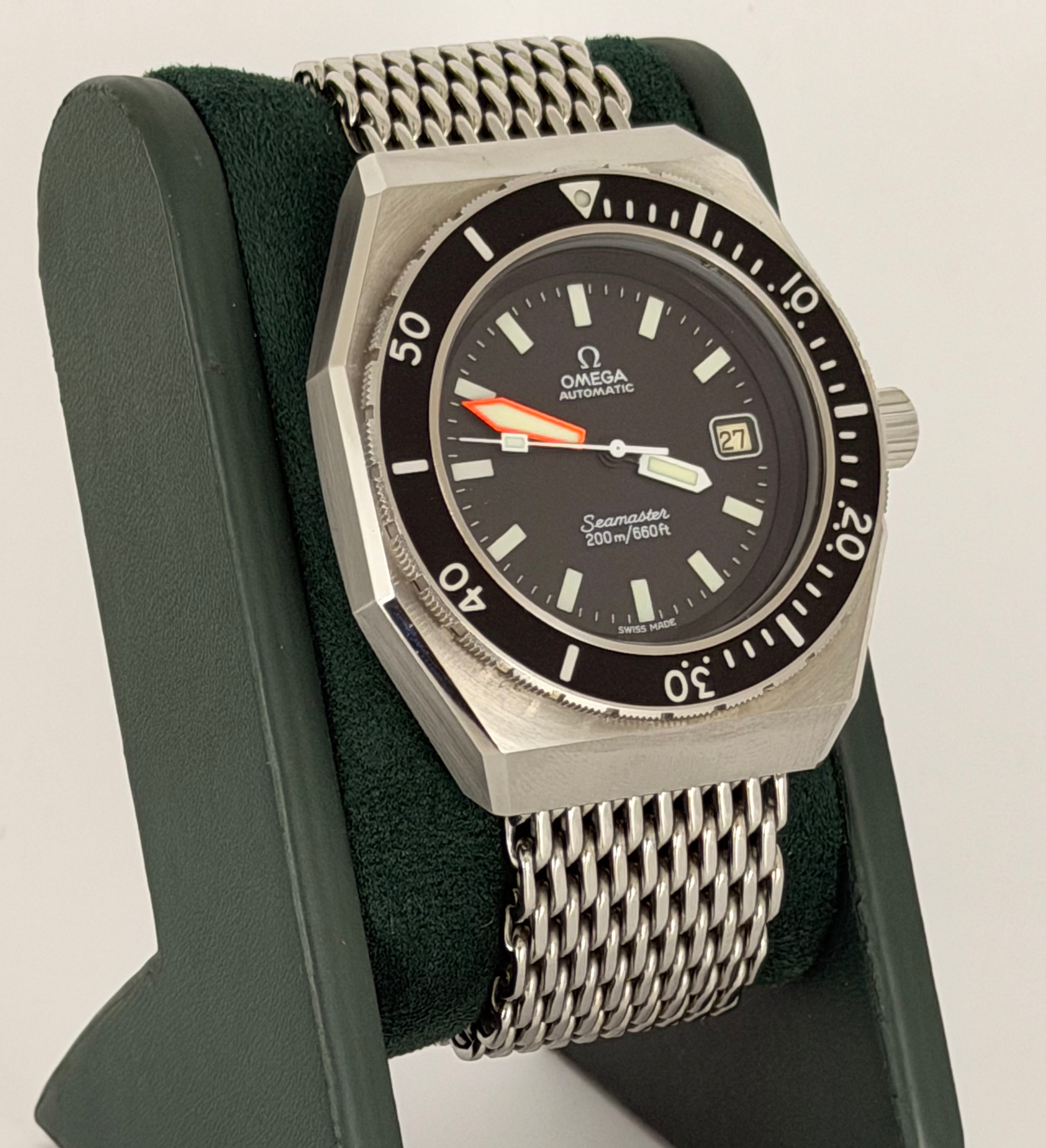 Omega Seamaster SHOM, Box und Papiere, 1970, neuwertiger Zustand