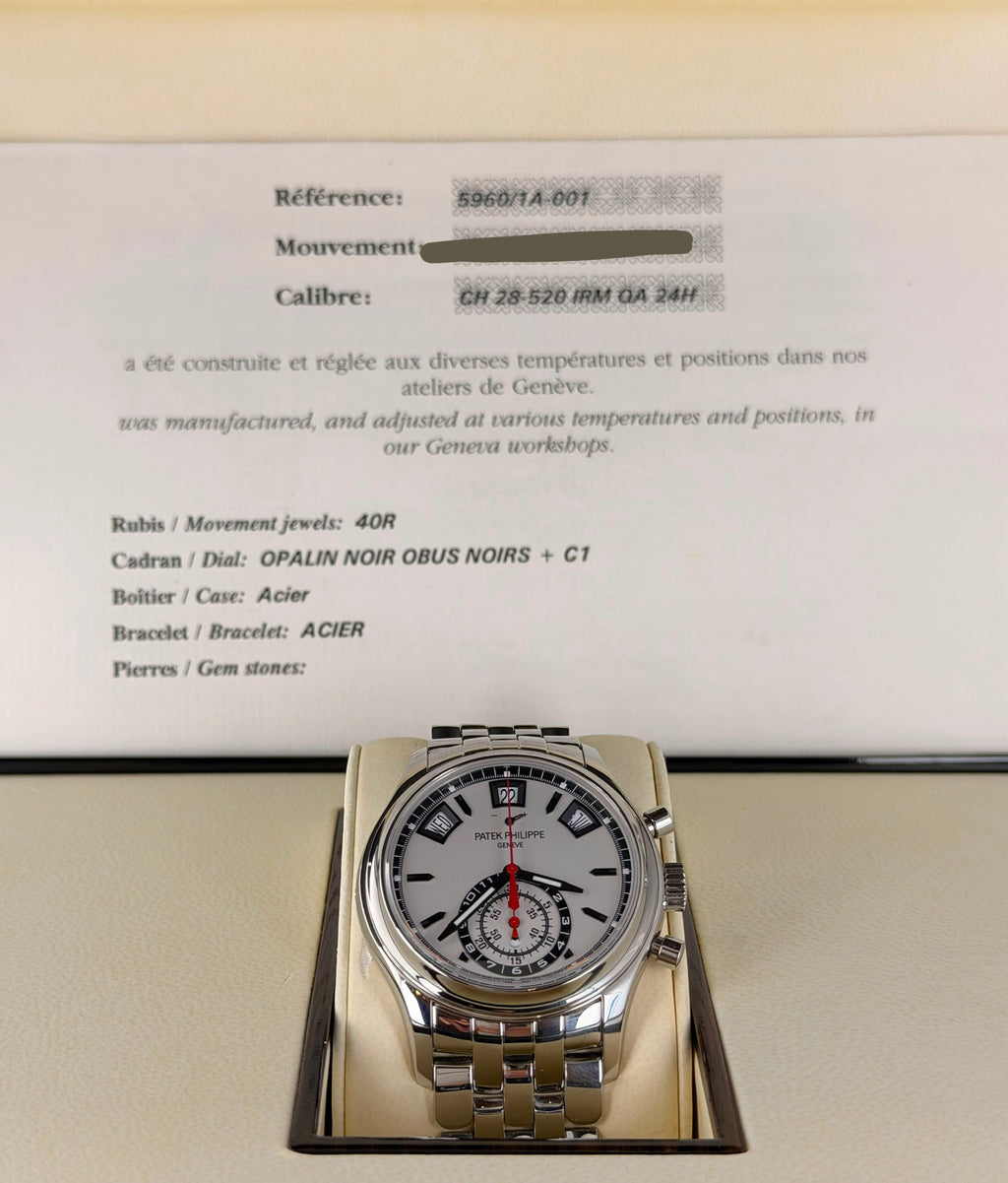 Patek Philippe Annual Calendar Chronograph Full Set Mint 2015 Best Price Worldwide