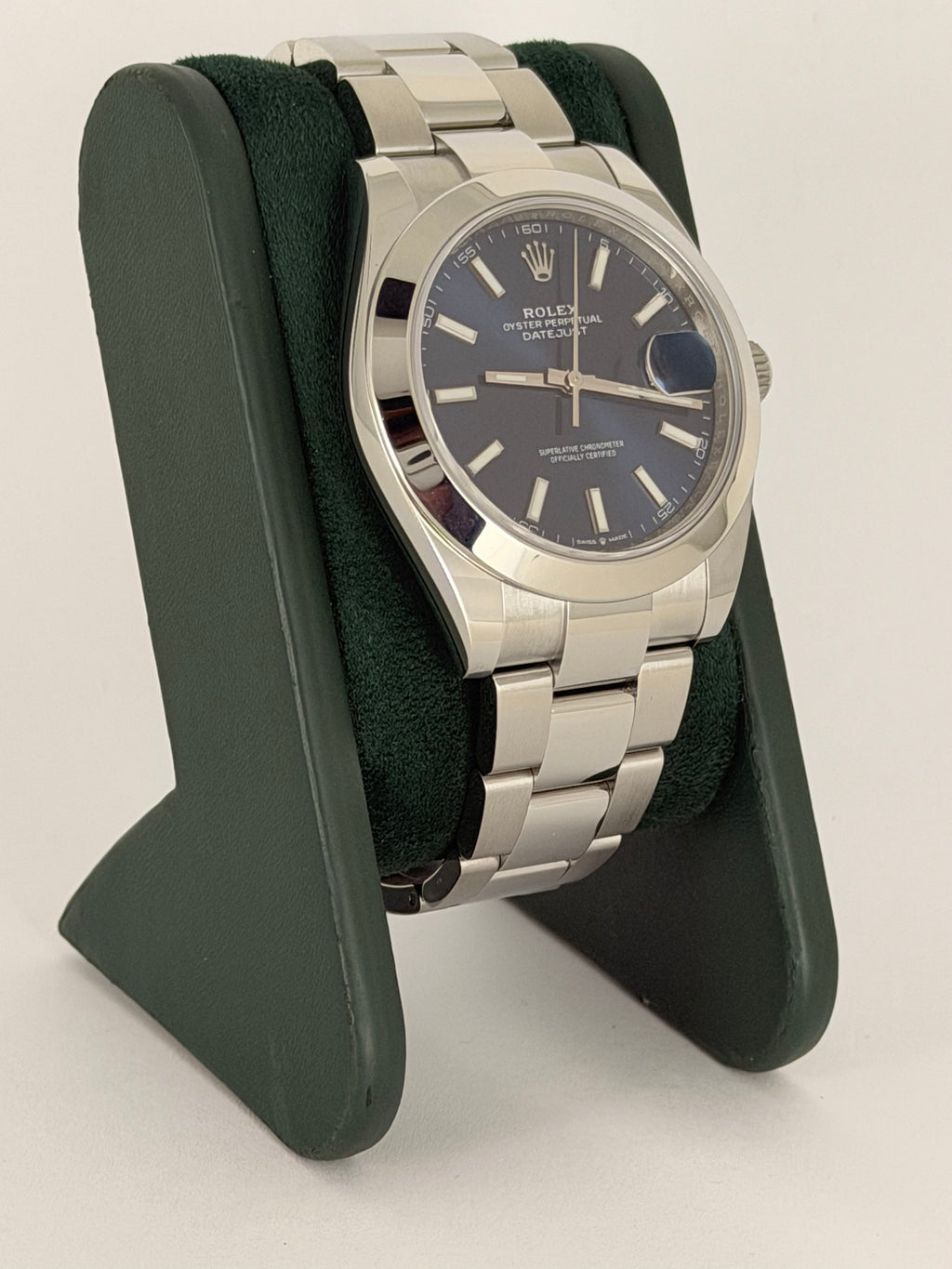 Rolex Datejust 41, nach Service, wird mit unserem hauseigenen Zertifikat geliefert