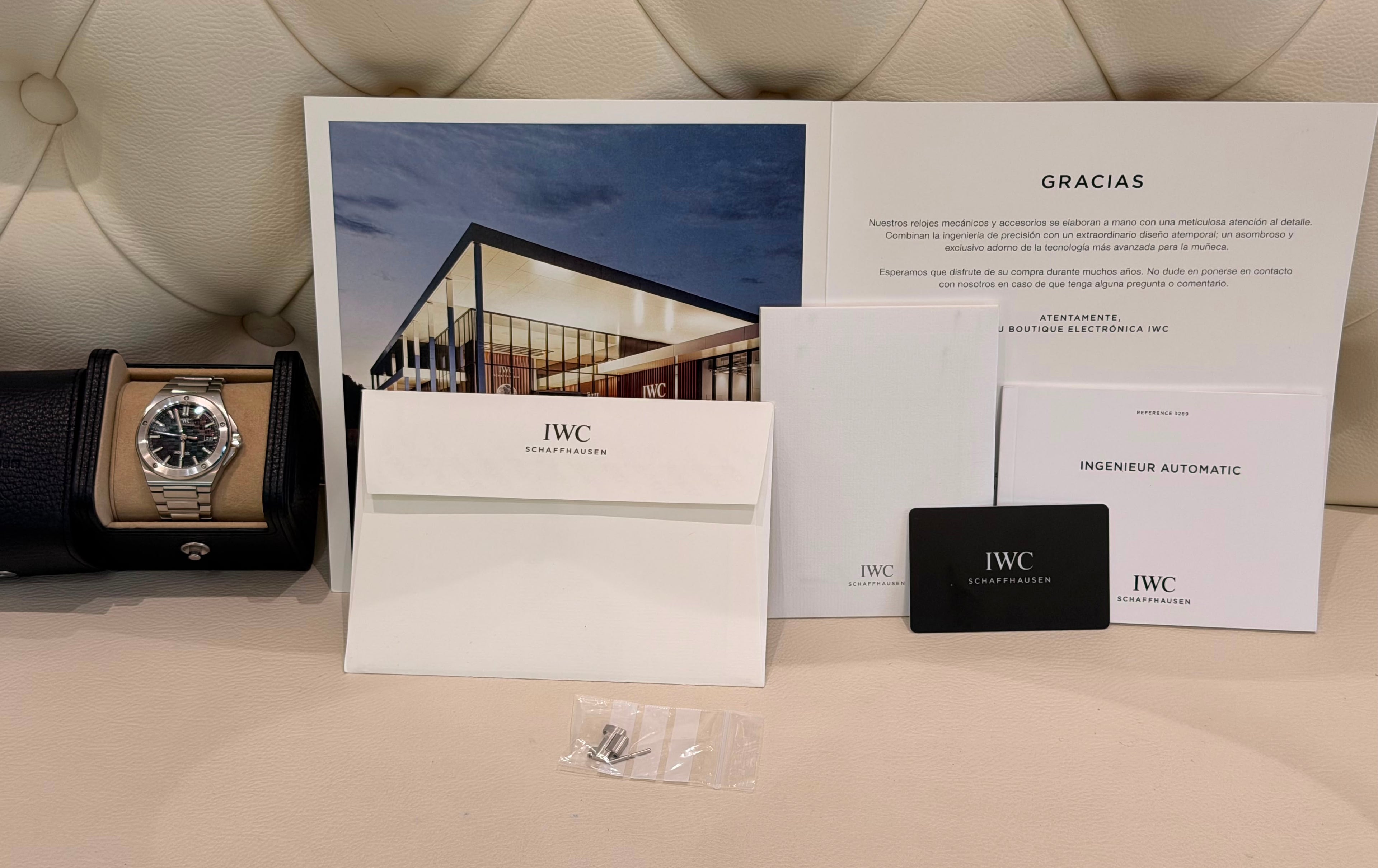 IWC Ingenieur Automatic 40 Full Set Mint Condition UNDATED Card