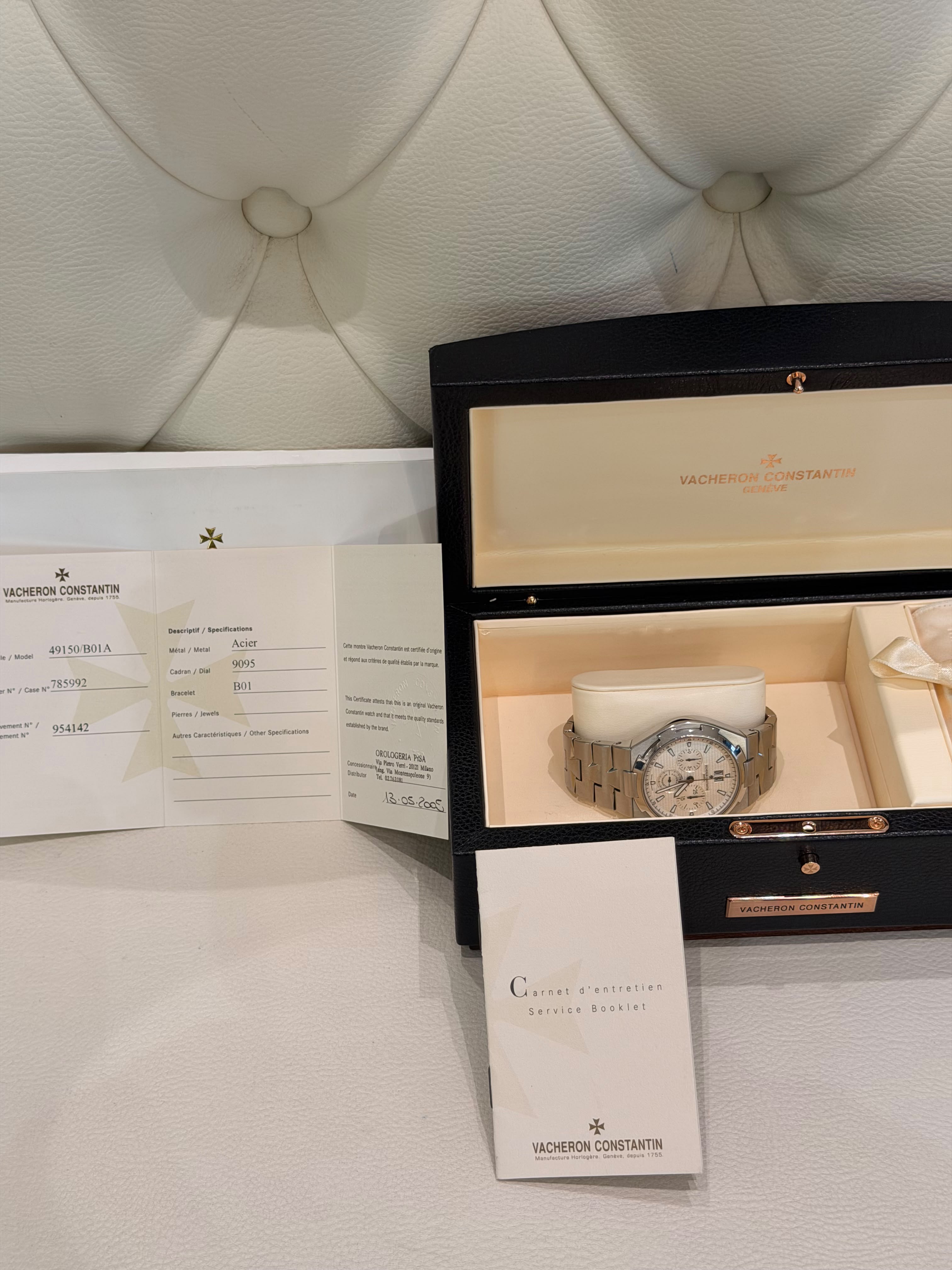 Vacheron Constantin Overseas Chronograph Zweite Generation Full Set Wie neu