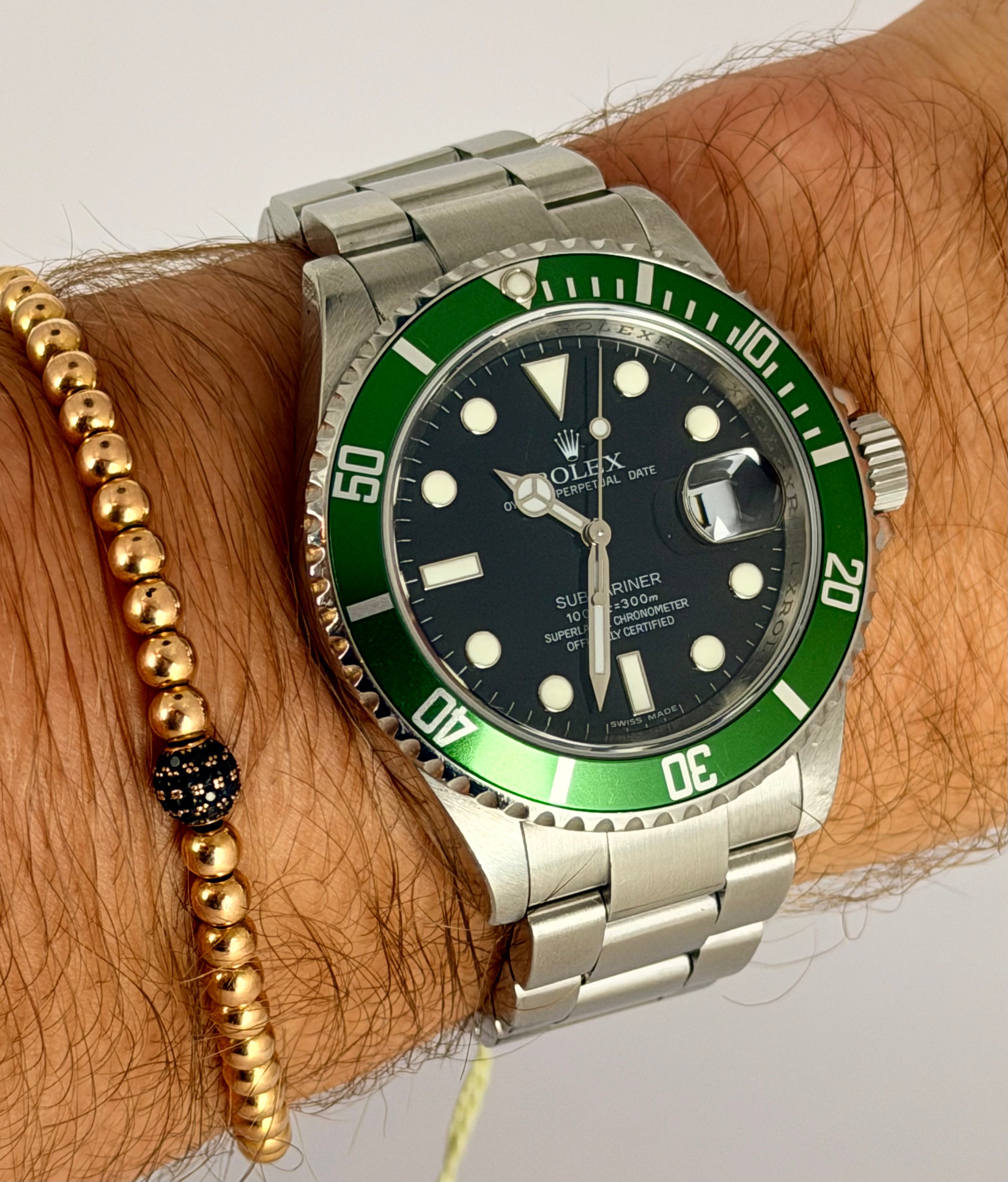 Rolex Submariner Date „Kermit“, nie poliert! Komplettset mit Hangtag, MK5, unmodifiziert, Sammlerstück
