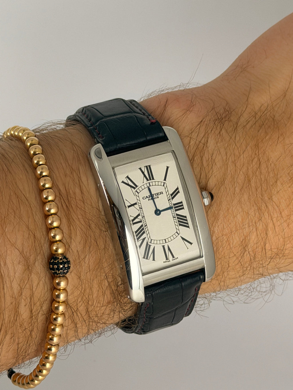 Cartier Tank Américaine, Platin