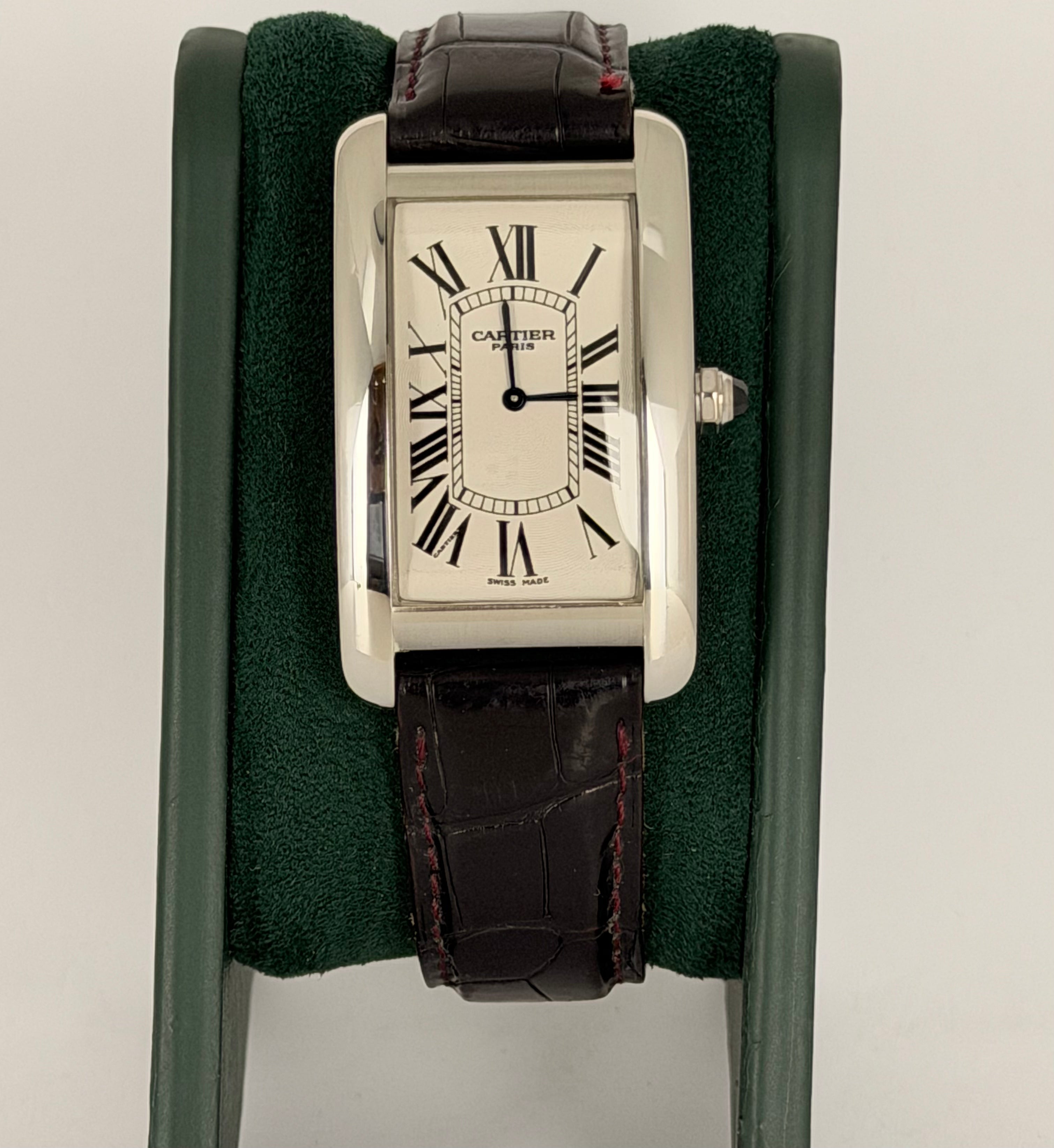 Cartier Tank Américaine, Platin