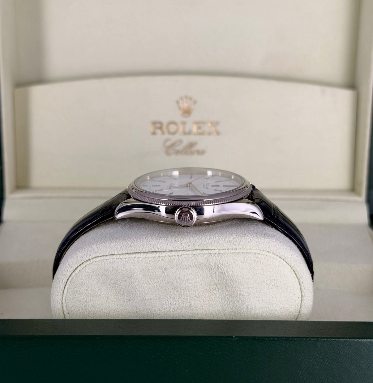 Rolex Cellini Time 18K Weißgold Full Set