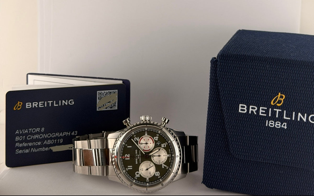 Breitling Aviator 82026, komplettes Set, neuwertig