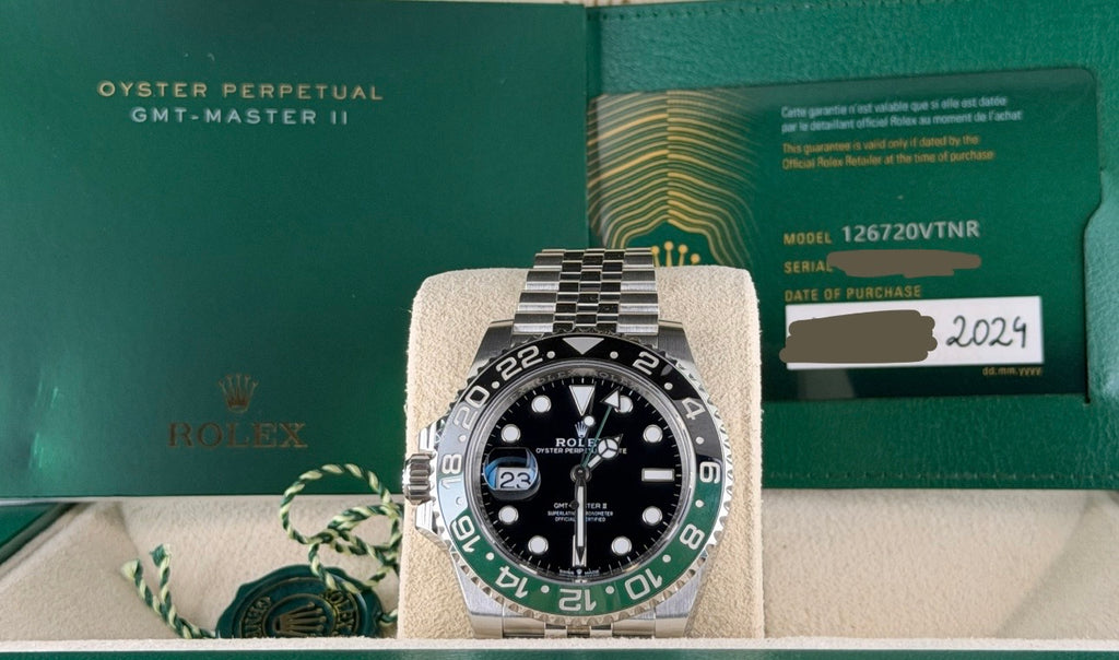 Rolex GMT-Master II Sprite Full Set 2024 Jubilee Wie neu