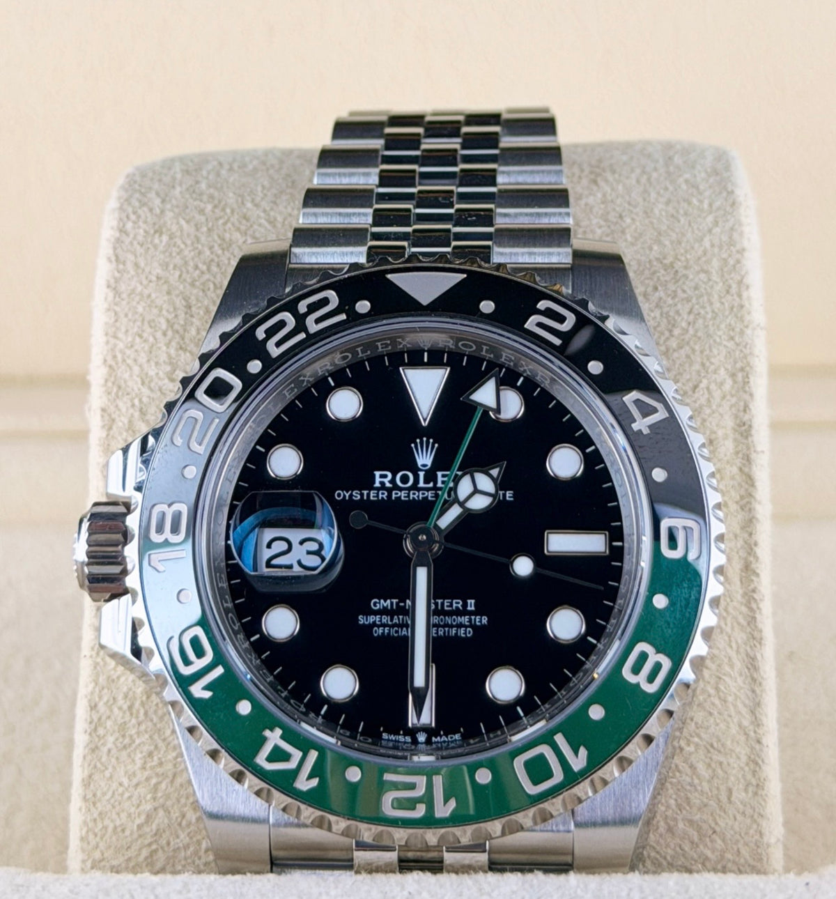 Rolex GMT-Master II Sprite Full Set 2024 Jubilee Wie neu
