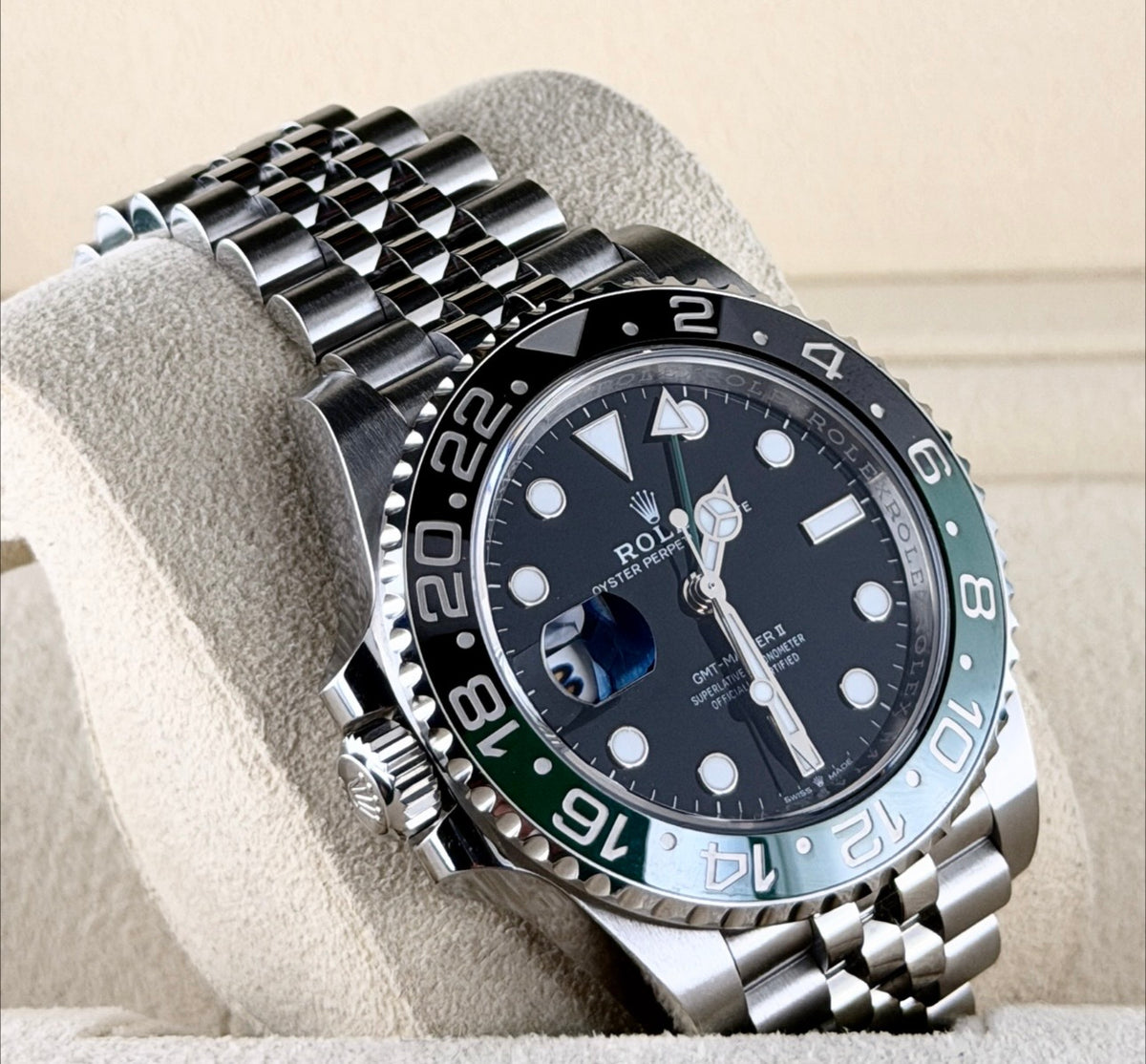Rolex GMT-Master II Sprite Full Set 2024 Jubilee Wie neu
