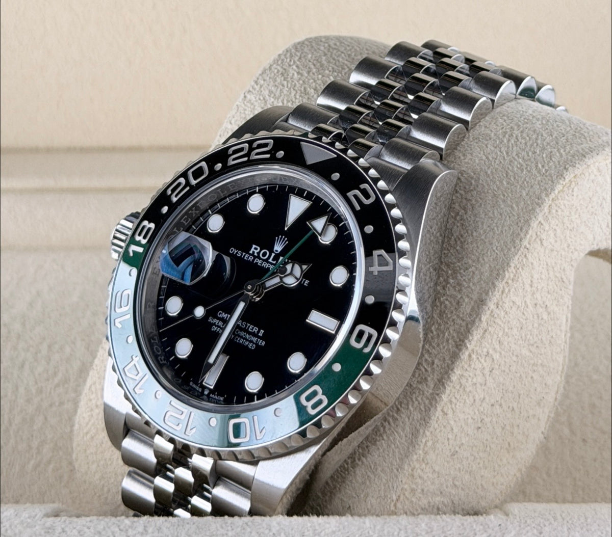Rolex GMT-Master II Sprite Full Set 2024 Jubilee Wie neu