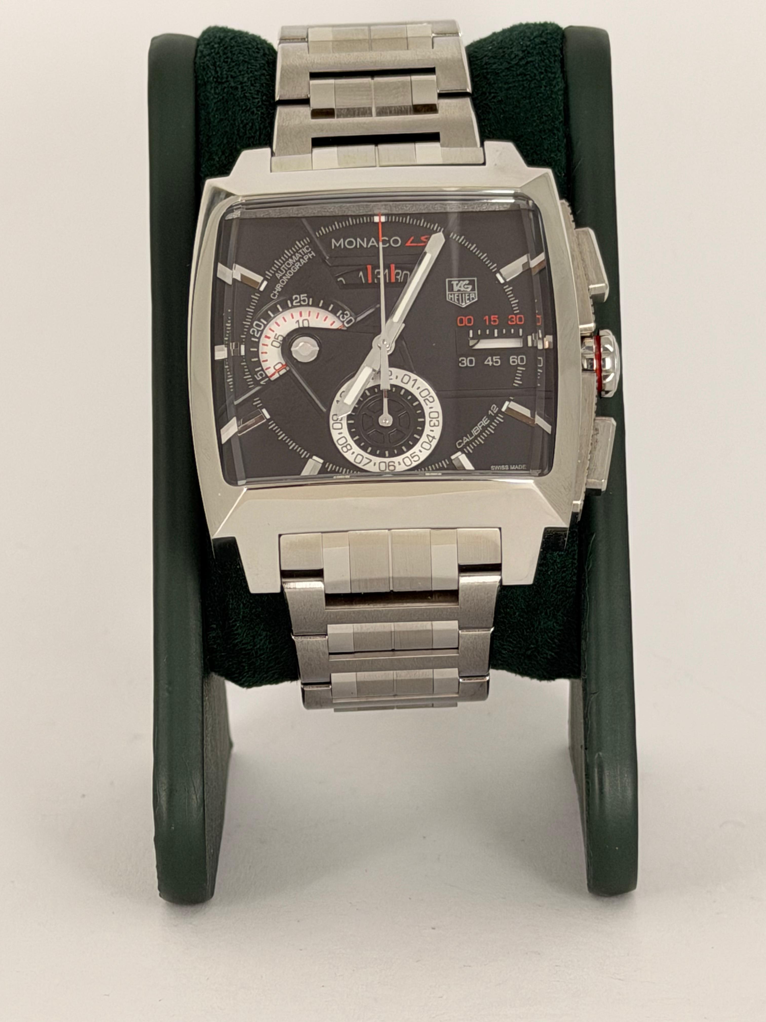 TAG Heuer Monaco Calibre 12 Linear System NOS, neu, nie getragen