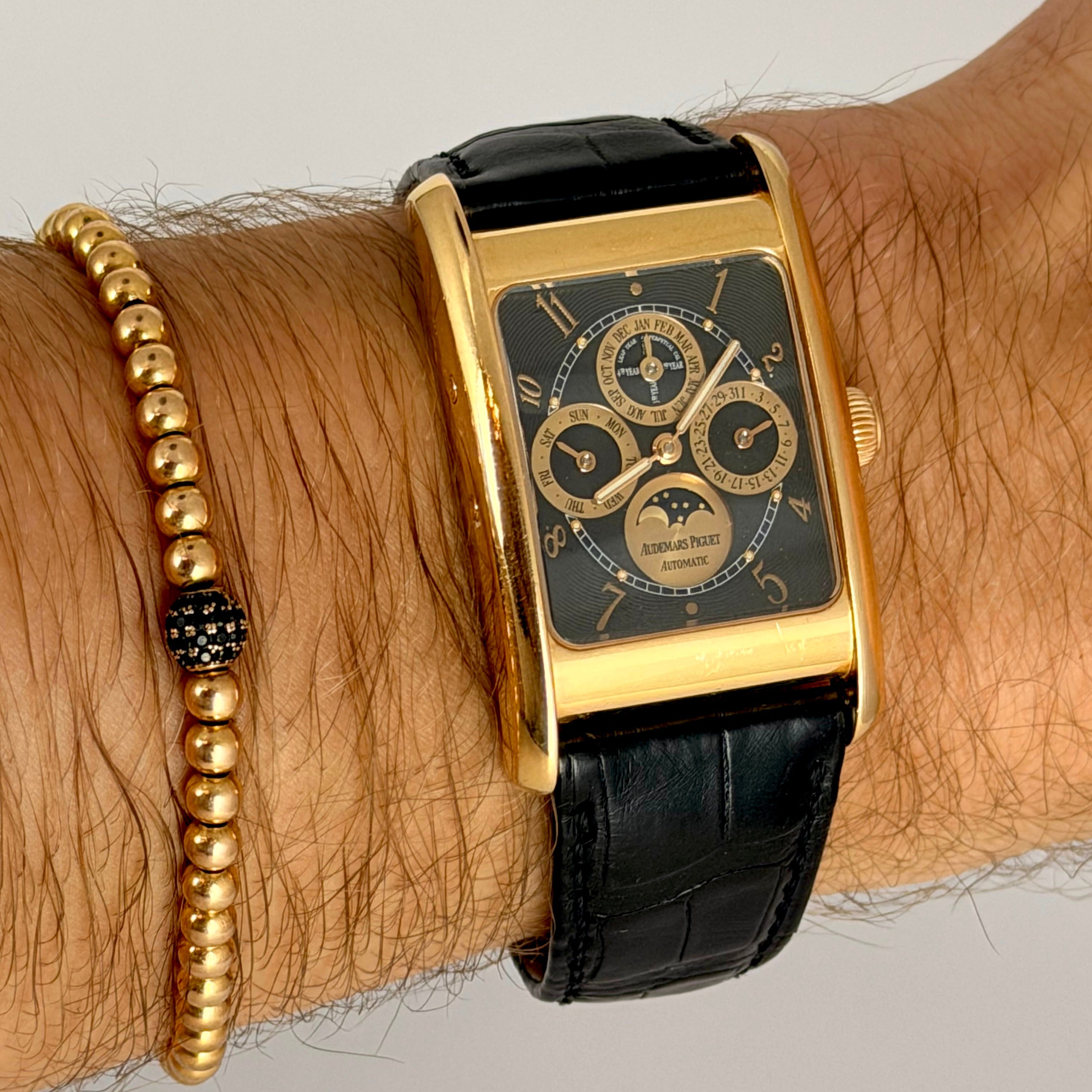 Audemars Piguet Edward Piguet Perpetual Calendar mit AP-Box und Archivalpapieren, makelloser Zustand (unpoliert)