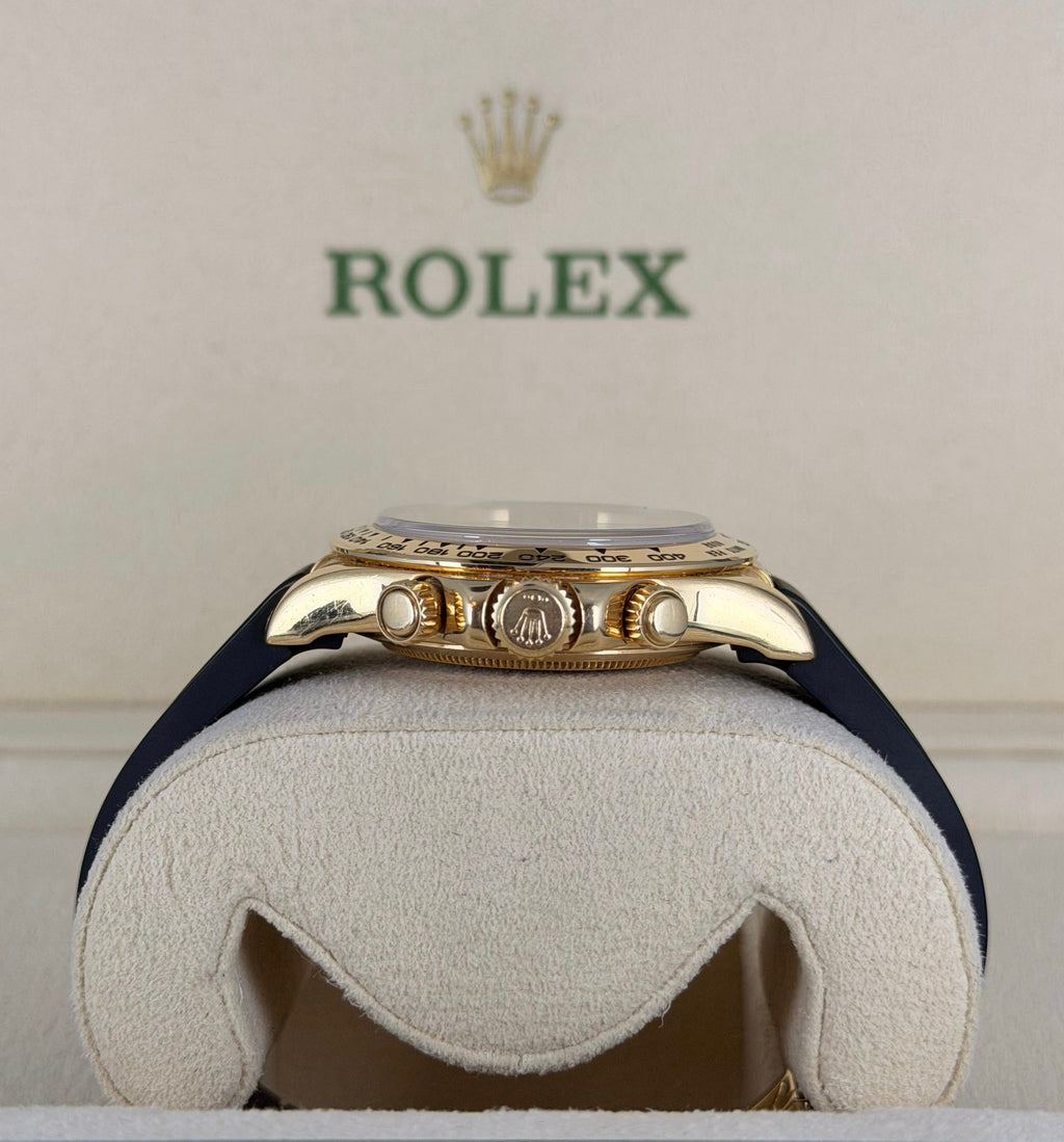 Rolex Daytona Zenith mit Servicekarte und Rolex Kautschukarmband