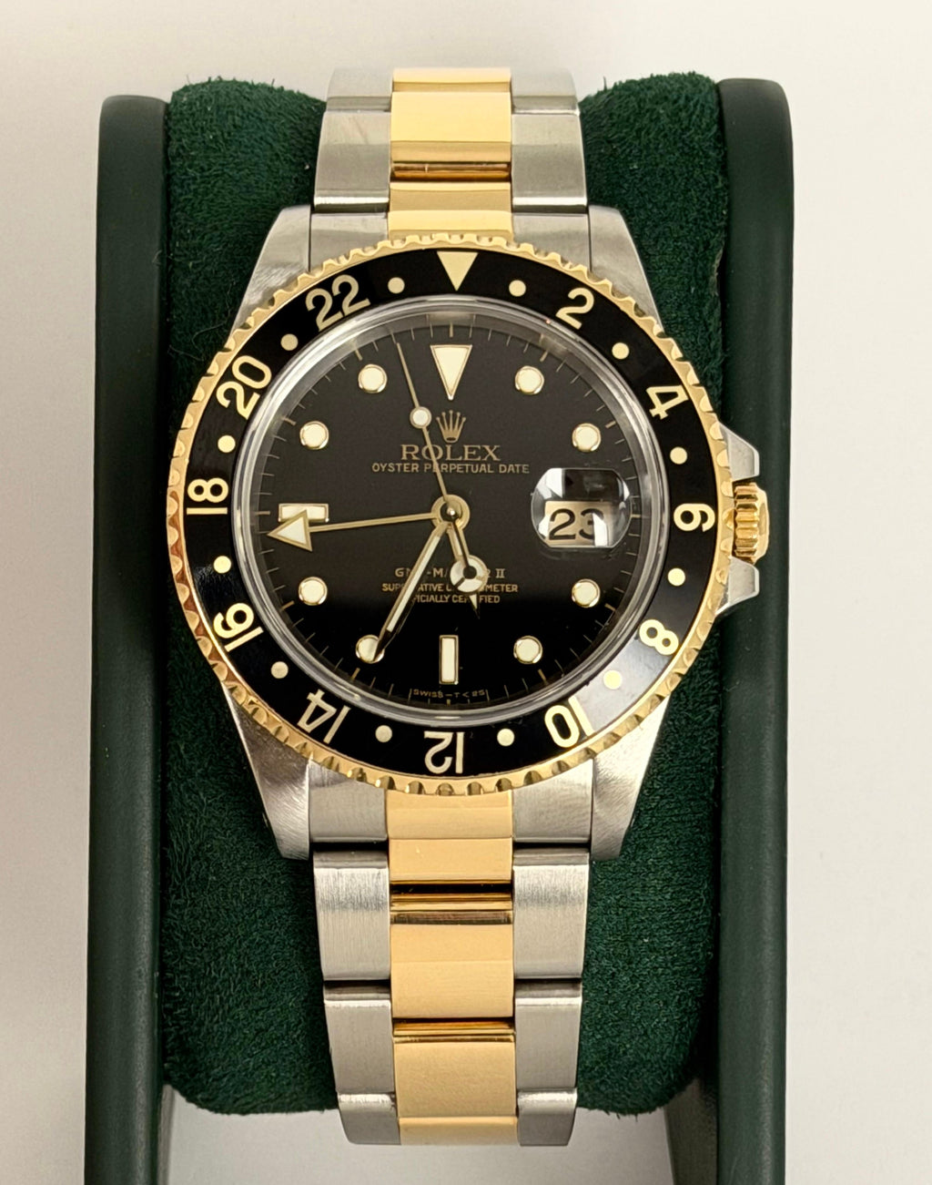Rolex GMT-Master II mit Box und Papieren, sehr guter Zustand