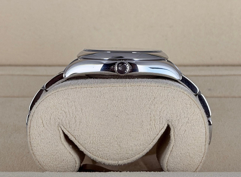 Rolex Air King 34 Blue Only Watch mit unserem Echtheitszertifikat und Rolex Reisebox