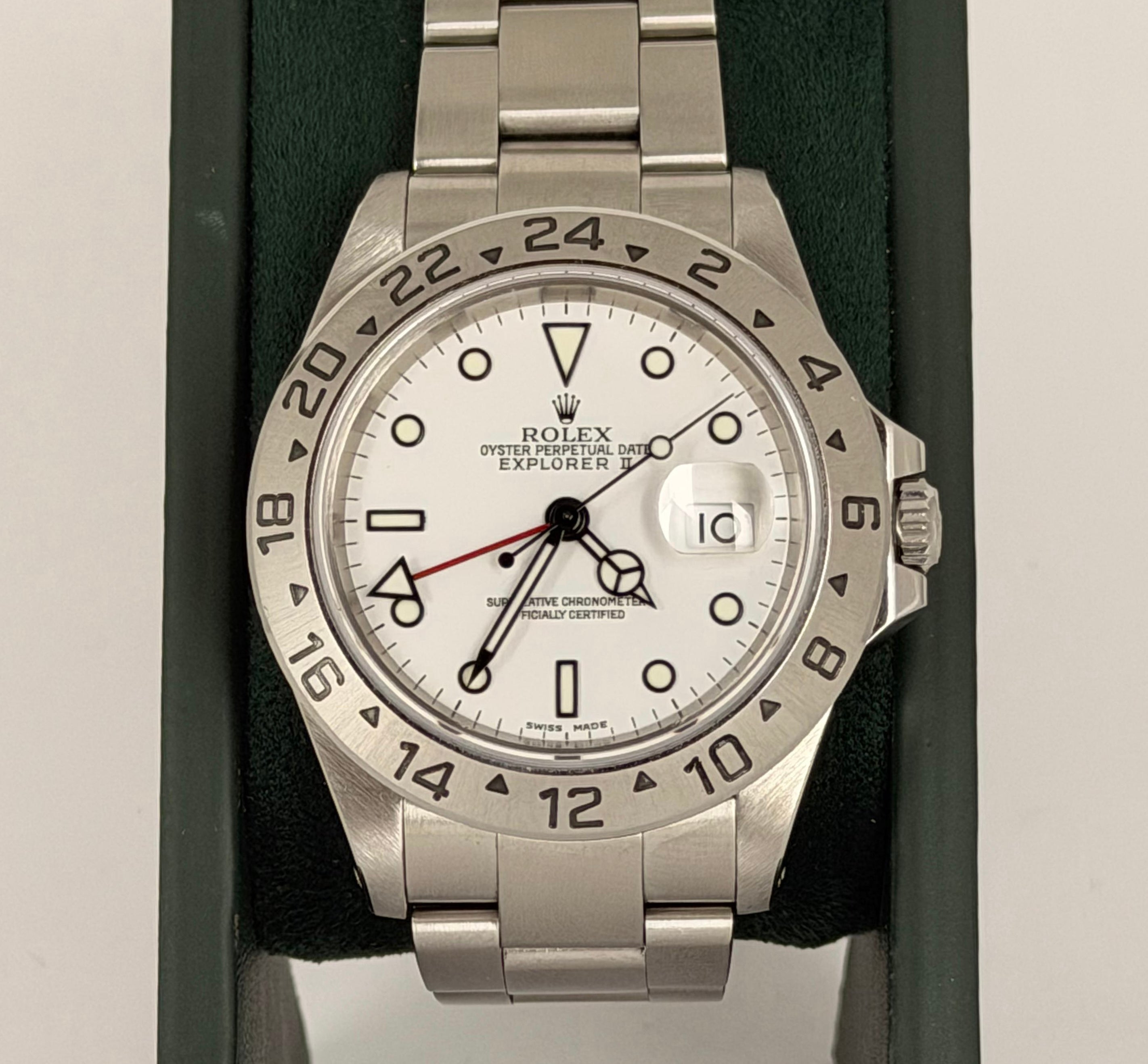 Rolex Explorer II in neuwertigem Zustand nach vollständiger Revision