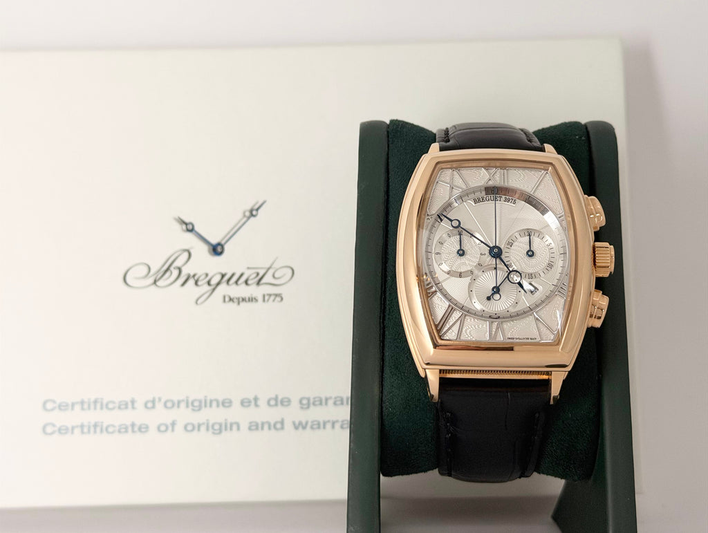 Breguet Heritage Chronograph Rose Gold 18k mit box und papieren 2018Bj