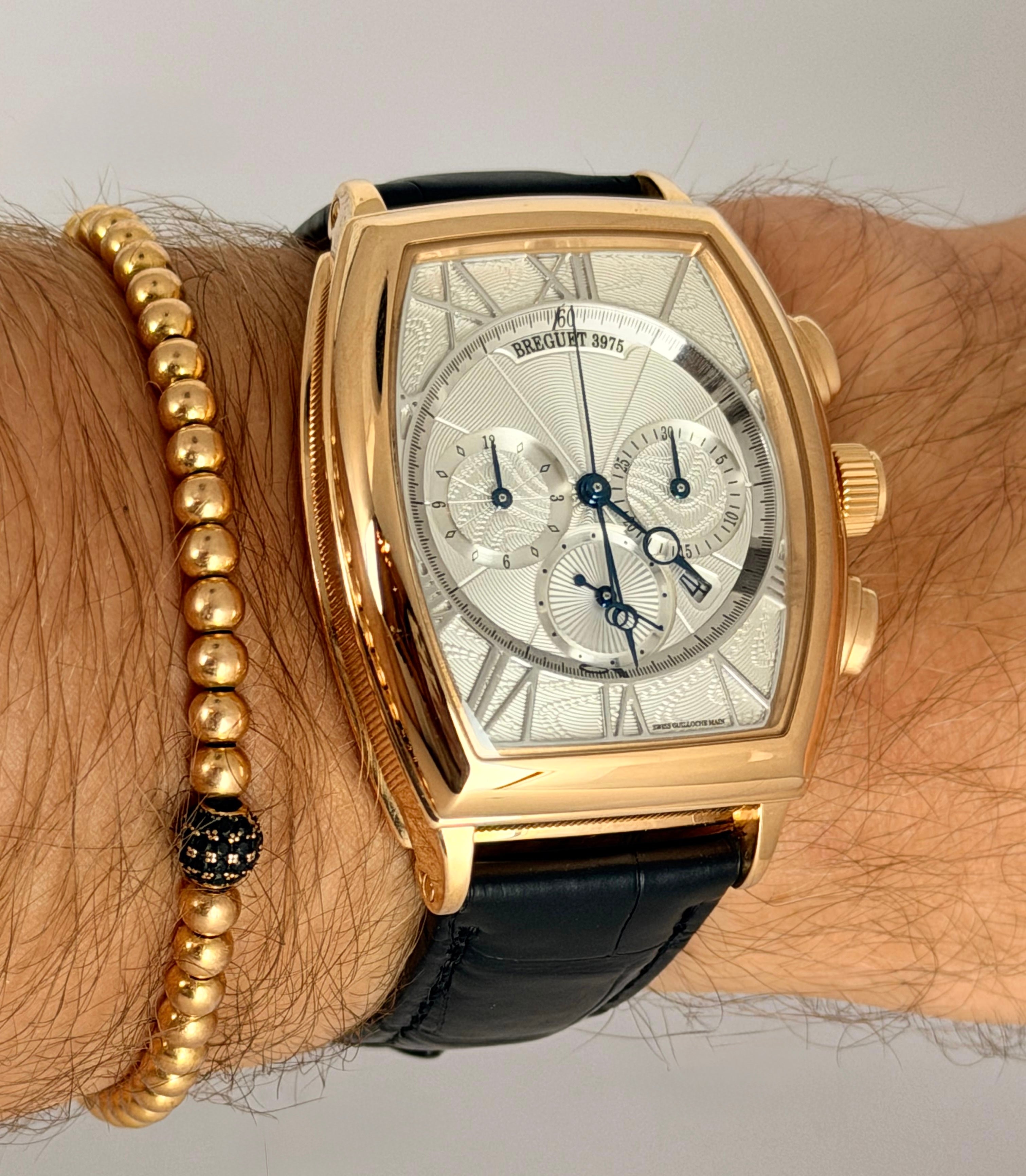 Breguet Heritage Chronograph Rose Gold 18k mit box und papieren 2018Bj