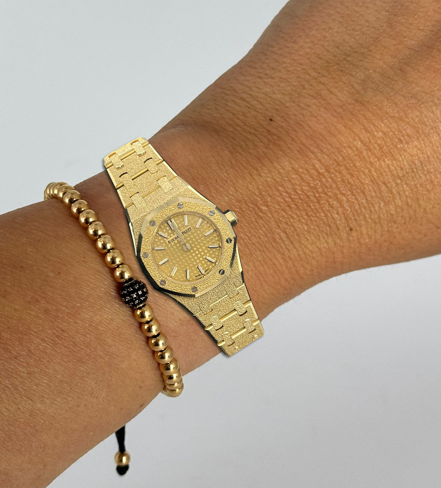Royal Oak Mini Frosted Gold