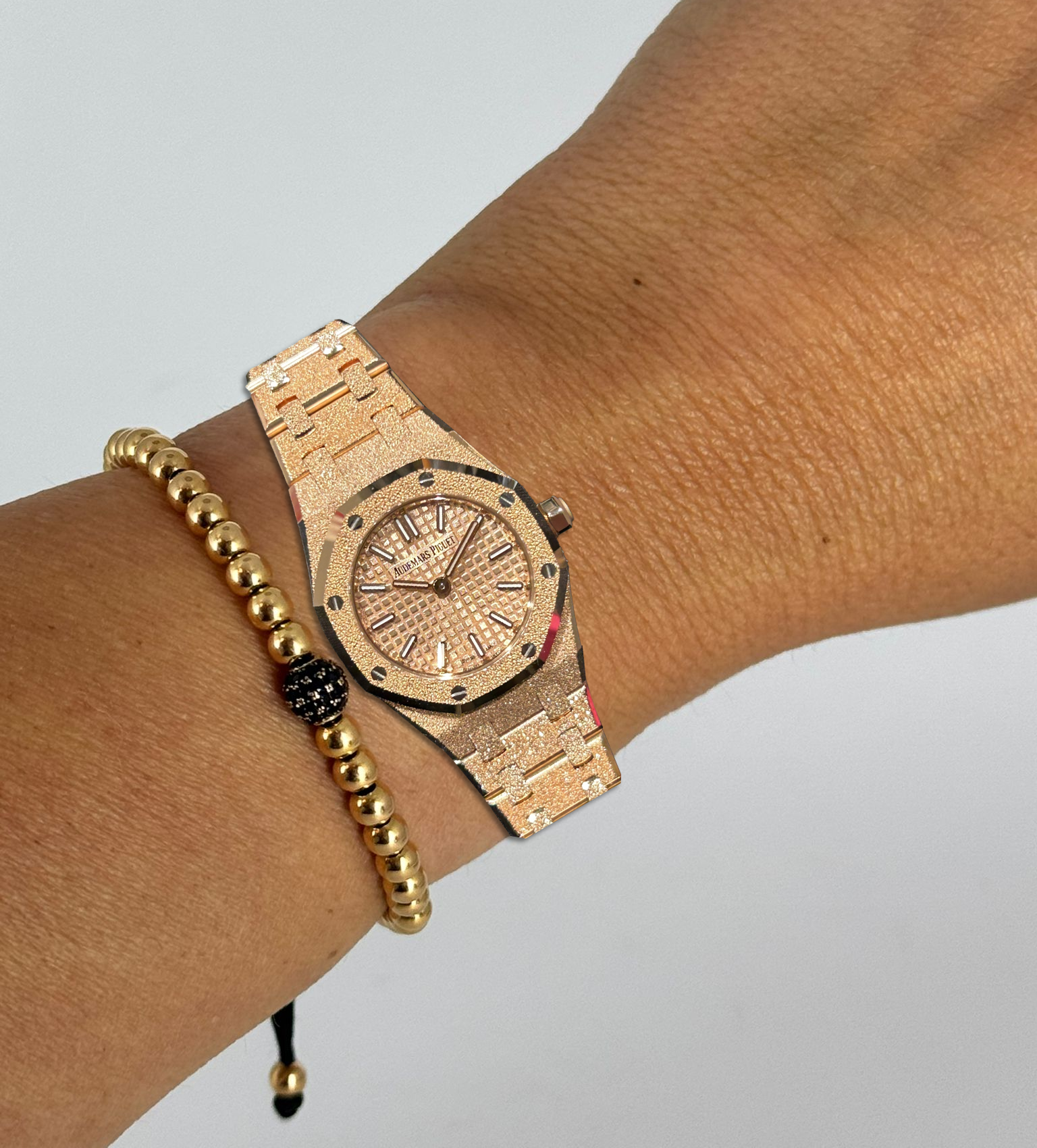 Royal Oak Mini Frosted Roségold