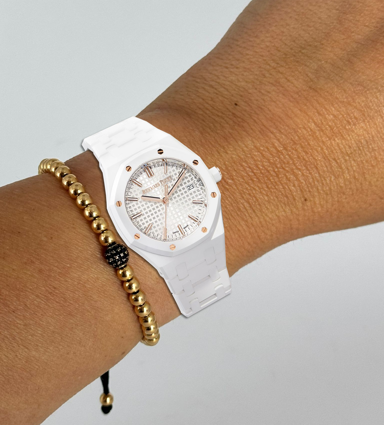 Royal Oak Automatik Weiße Keramik