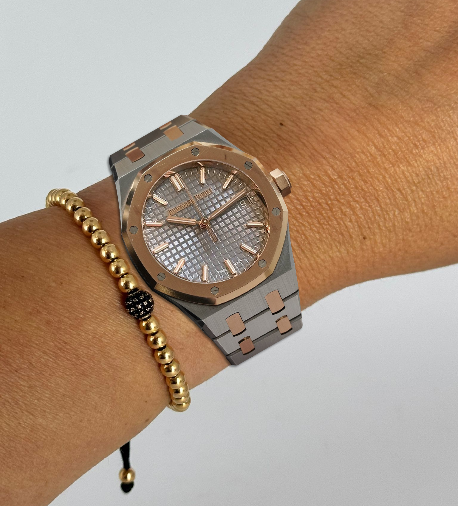 Royal Oak Automatik Bicolor mit grauem Zifferblatt
