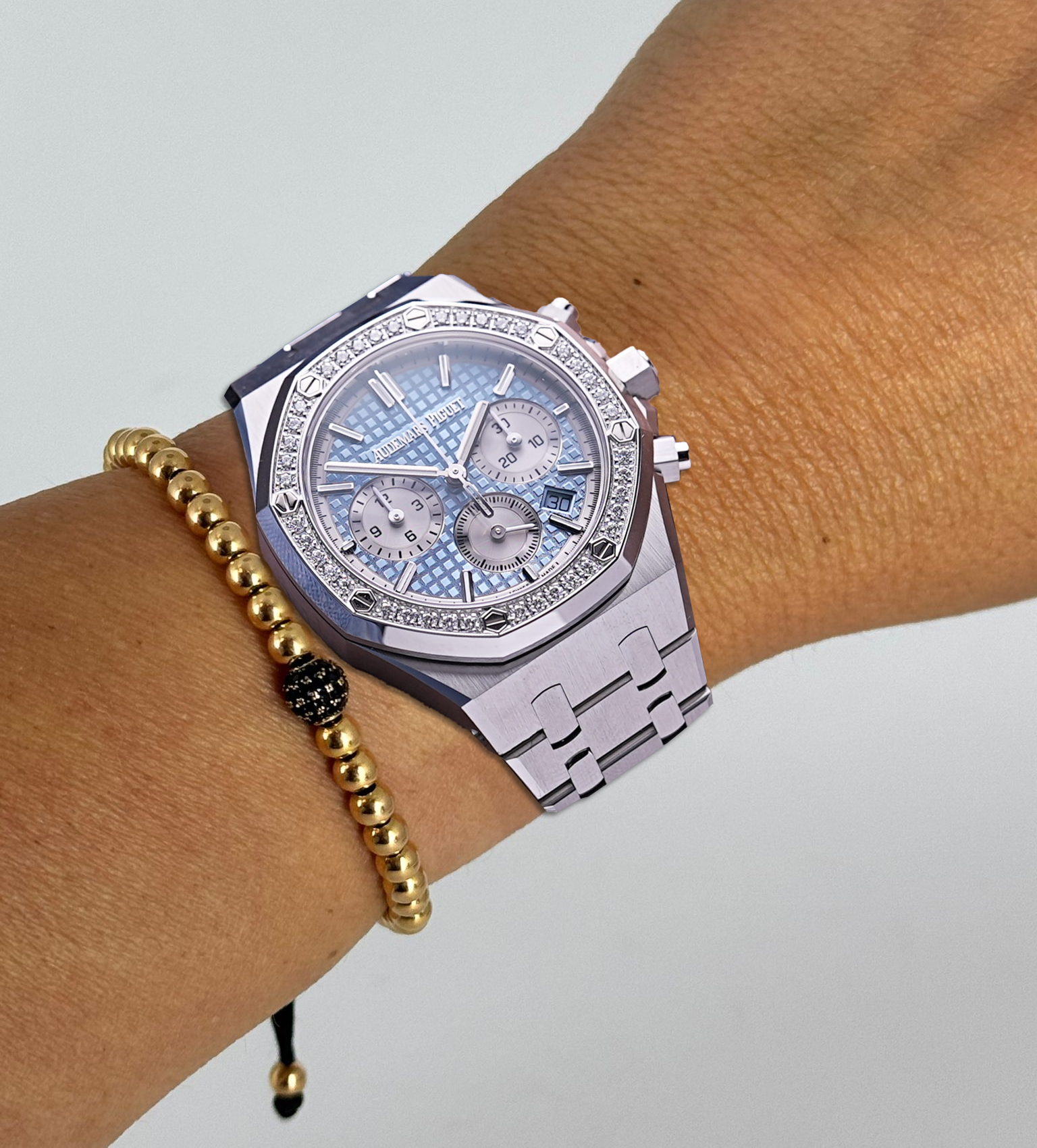 Royal Oak Automatik Chronograph mit diamantbesetzter Lünette