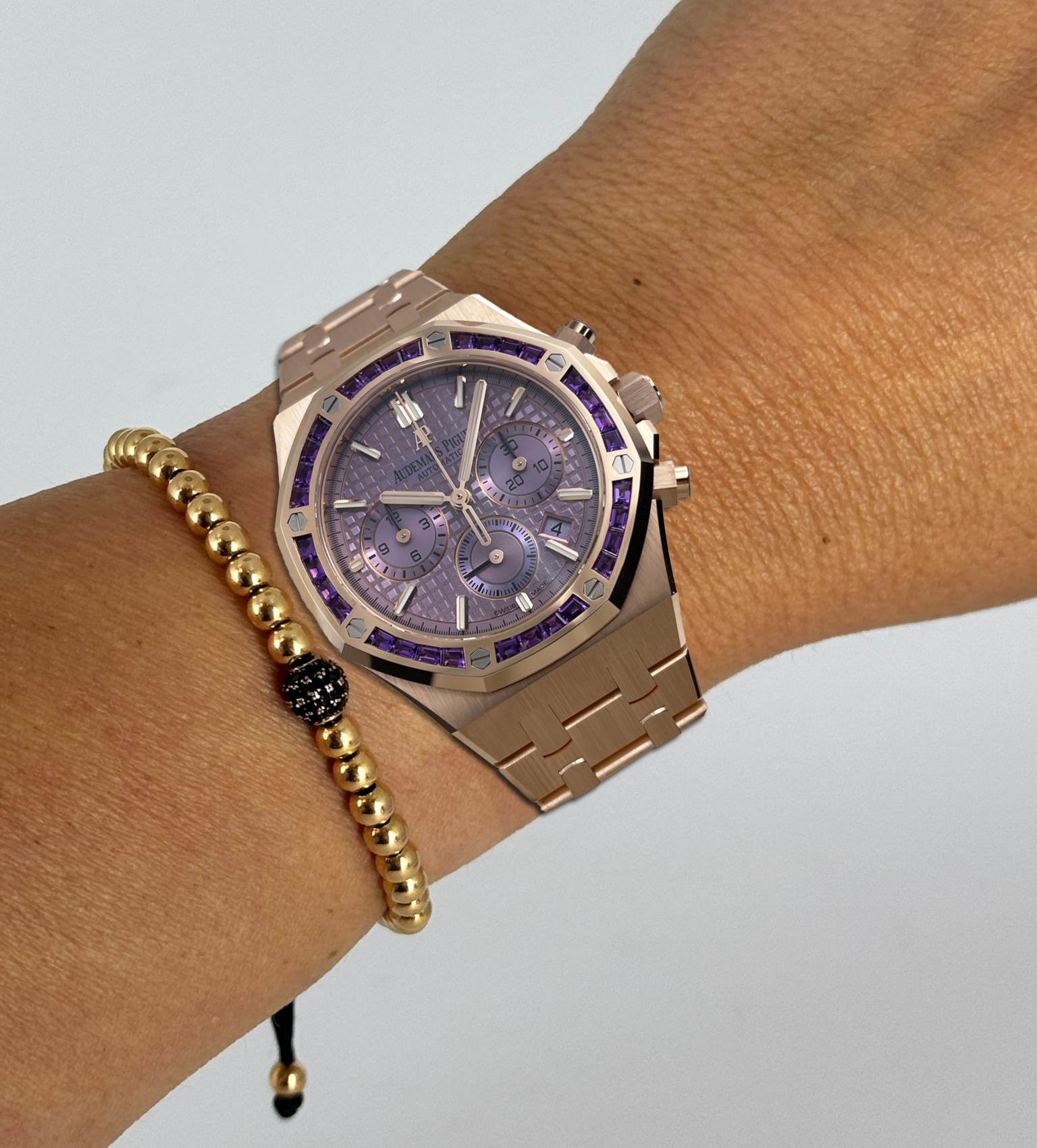 Royal Oak Automatik Chronograph mit violetter Saphir-Lünette