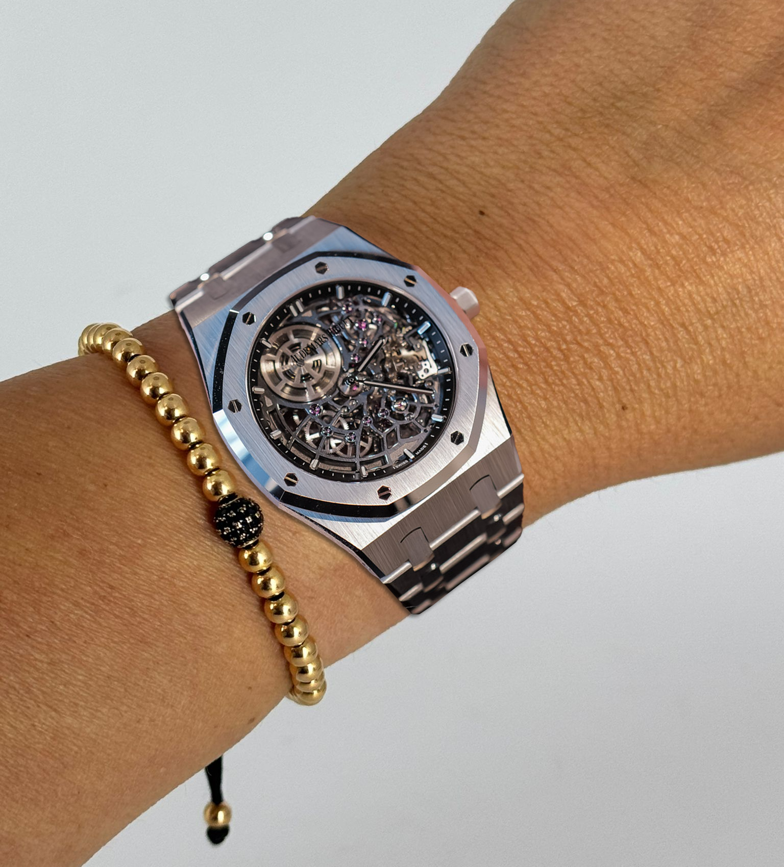Royal Oak Weißgold „Jumbo“ Openworked