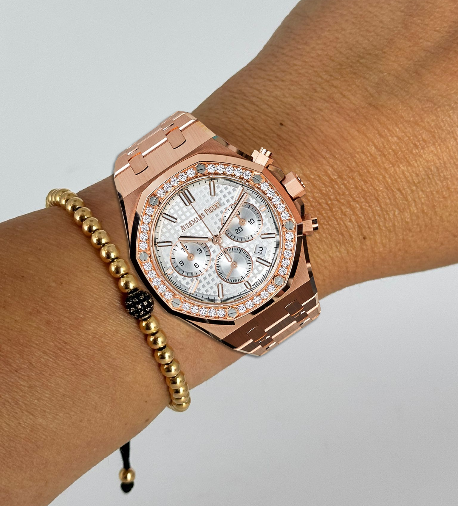 Royal Oak Automatik Chronograph mit diamantbesetzter Lünette