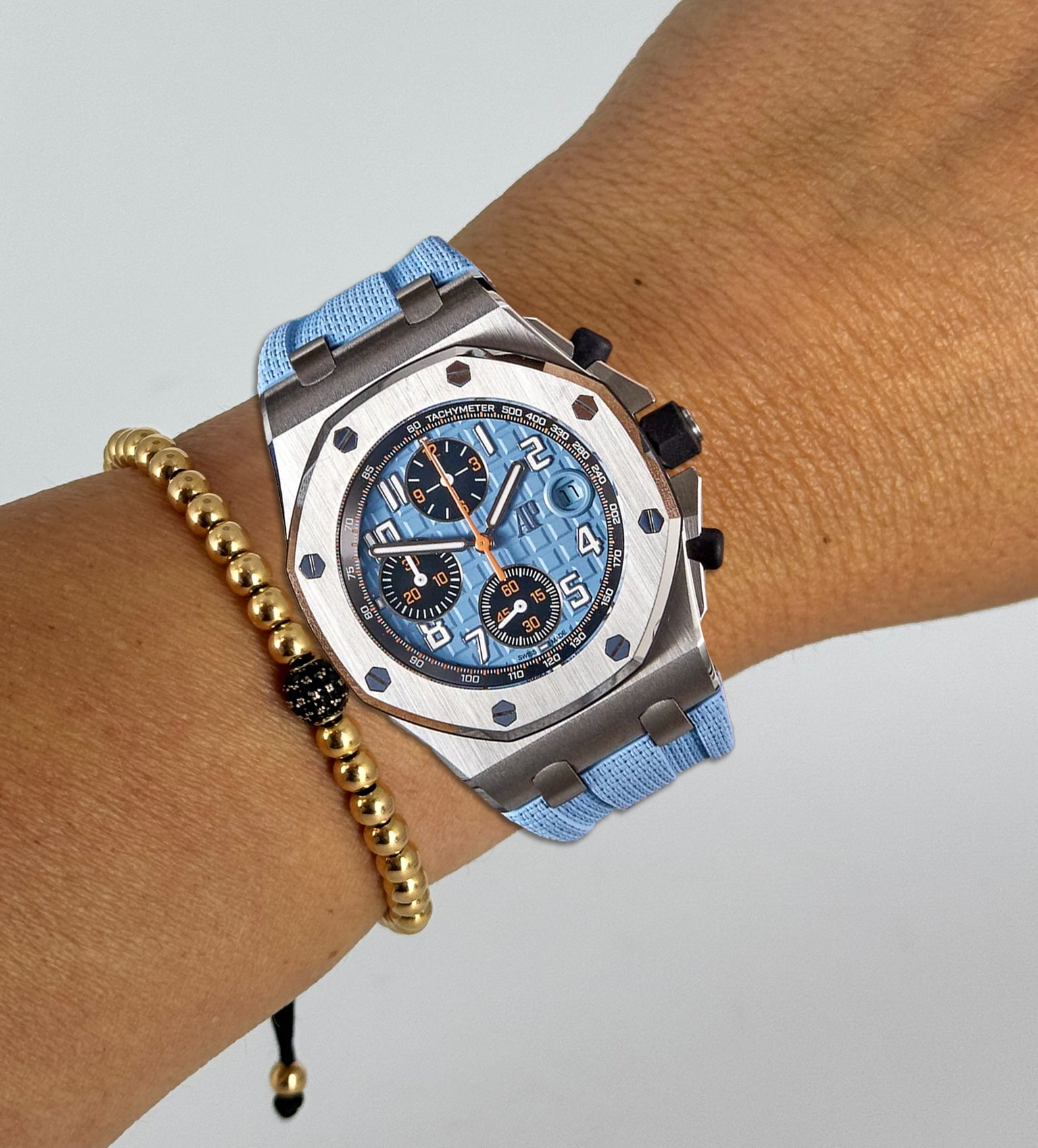 Royal Oak Offshore Chronograph Stahl Hellblau