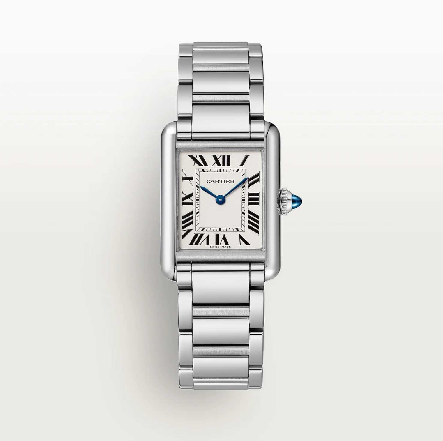 Cartier Tank Must de Cartier Small – Edelstahl, Silbernes Zifferblatt, Hochautonomie-Quarz
