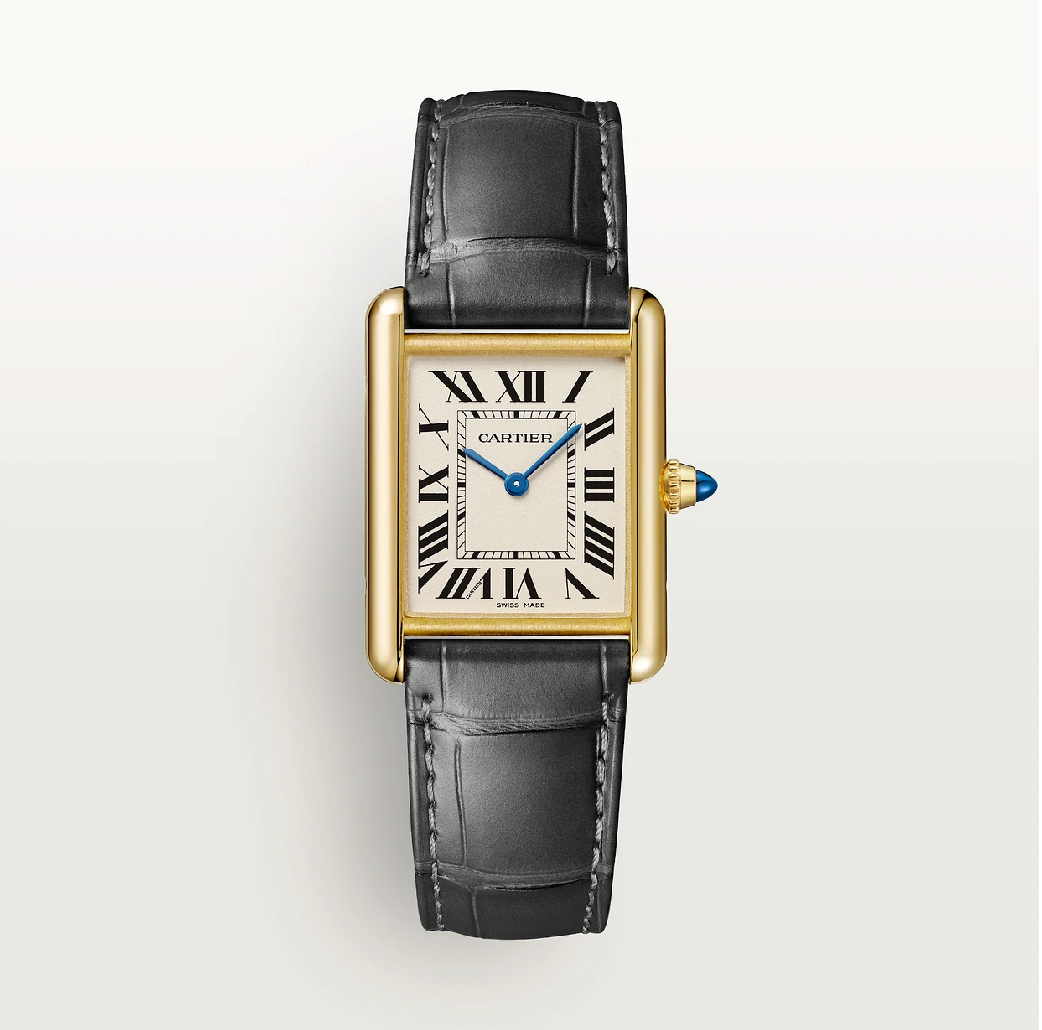 Cartier Tank Louis Cartier Large Gelbgold Quarz Uhr
