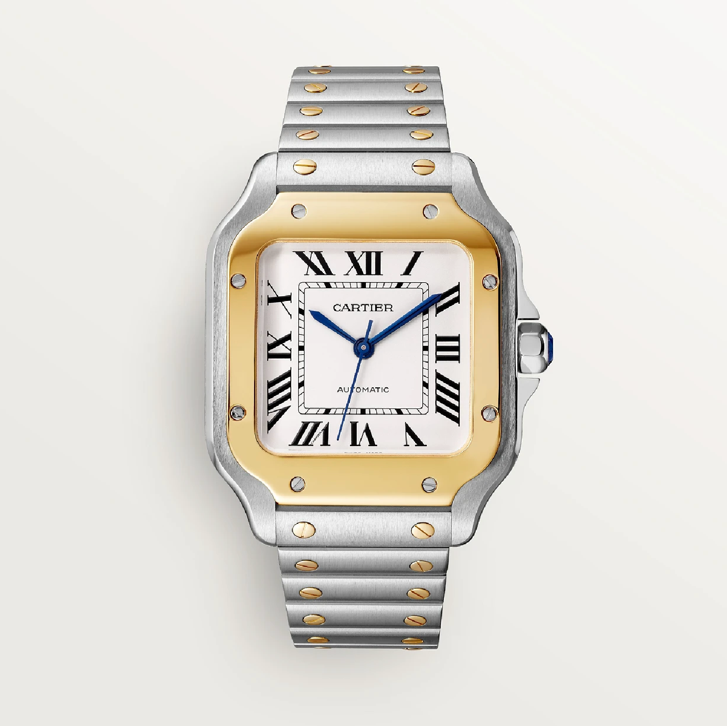 Cartier Santos de Cartier Medium 35.1mm Edelstahl & Gelbgold Automatik QuickSwitch