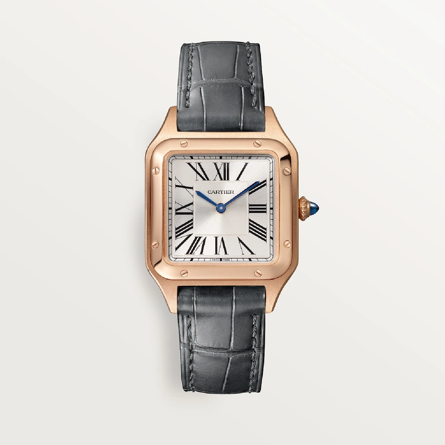 Santos-Dumont Kleines Modell Roségold Quarz Uhr