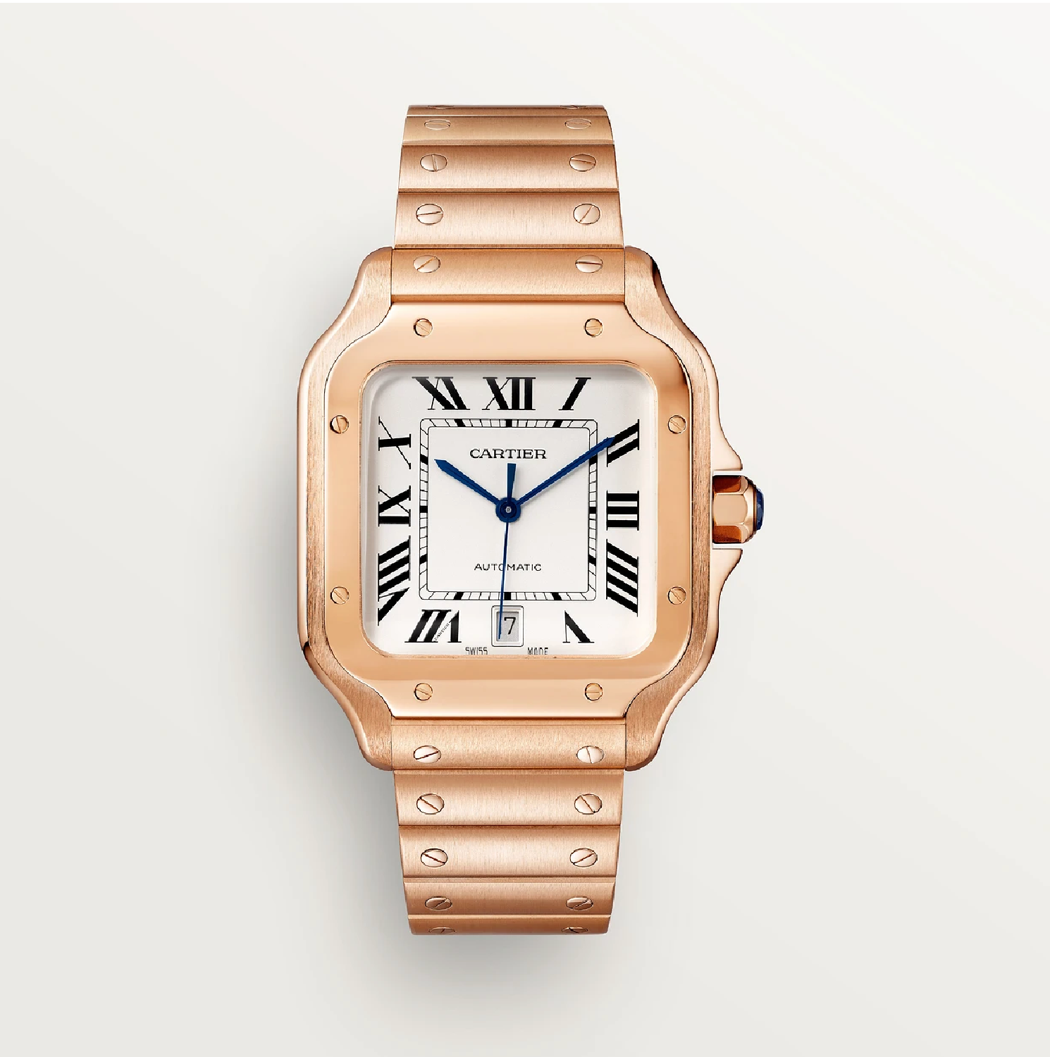 Santos de Cartier Großes Modell Roségold Automatik