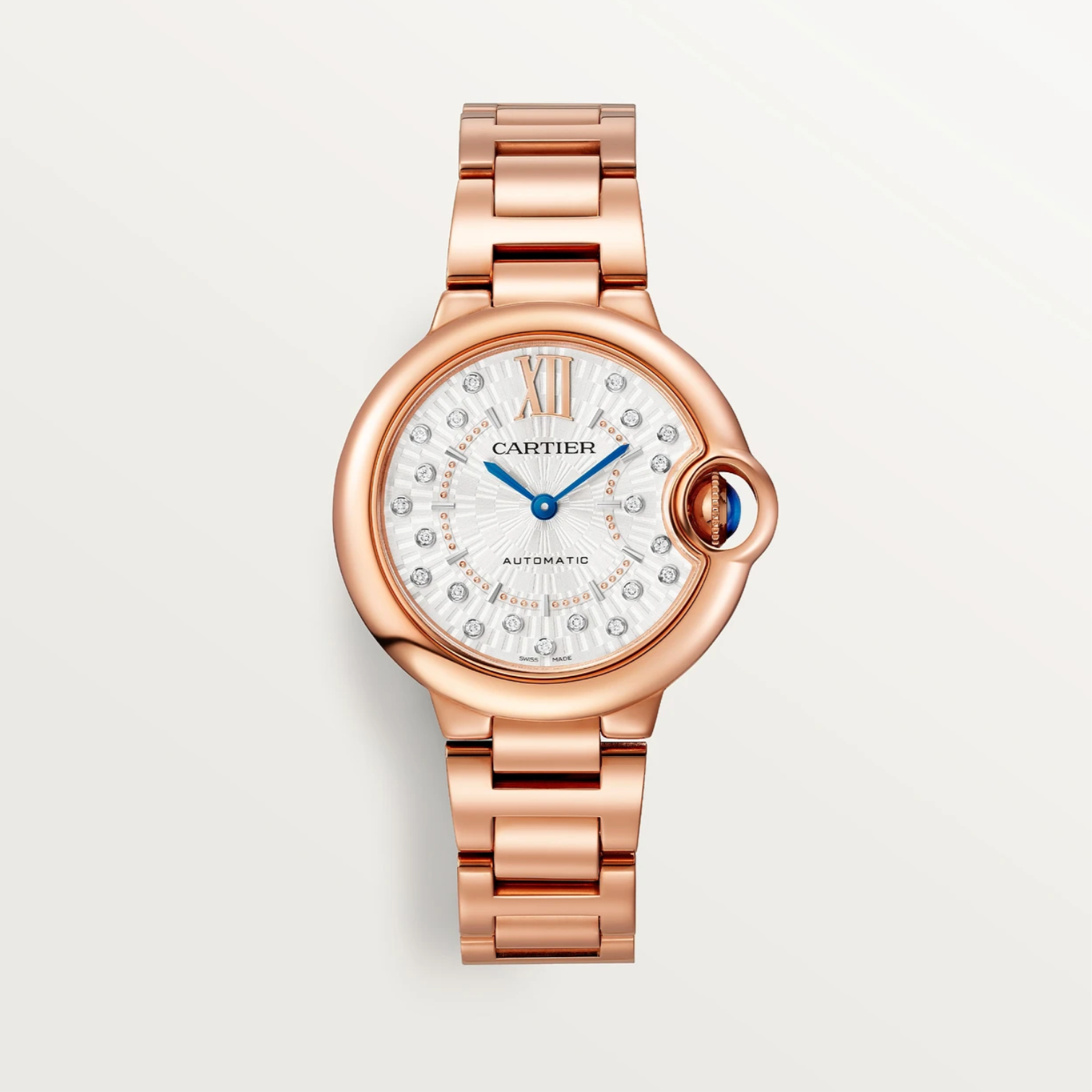 Ballon Bleu de Cartier 33 mm Roségold Automatik-Uhr