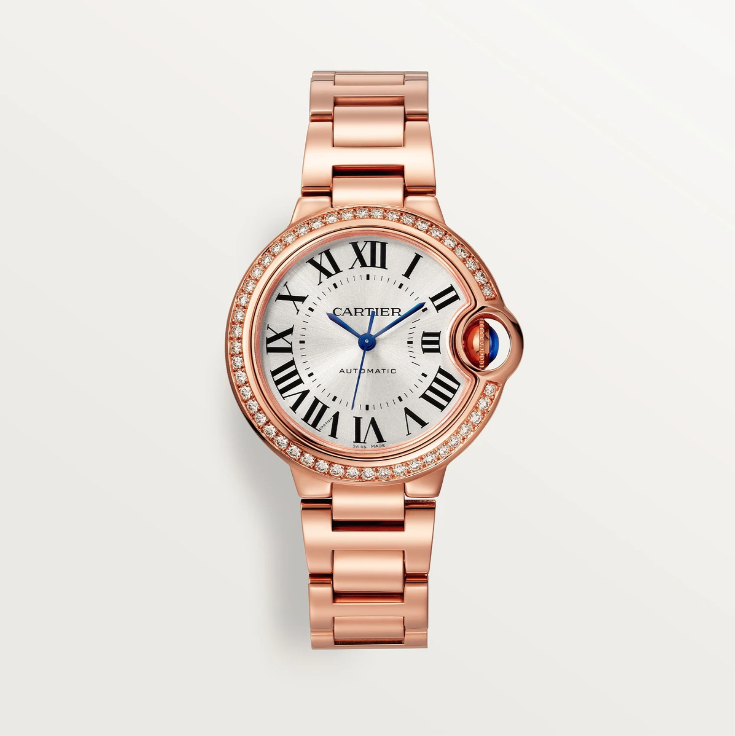 Ballon Bleu de Cartier 33 mm Roségold Automatik-Uhr
