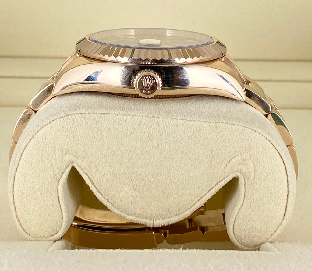 Rolex Sky-Dweller Roségold Schokoladen-Zifferblatt