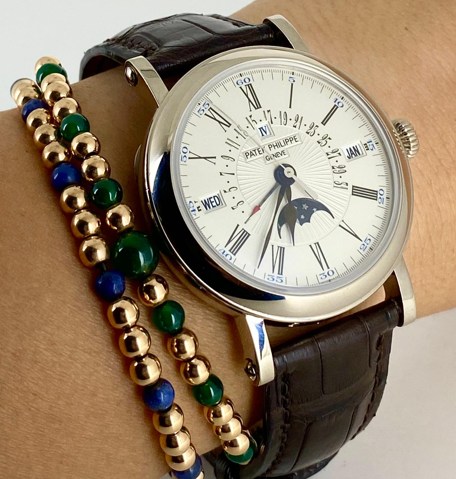 Patek Philippe Annual Calendar Mondphase, Weißgold