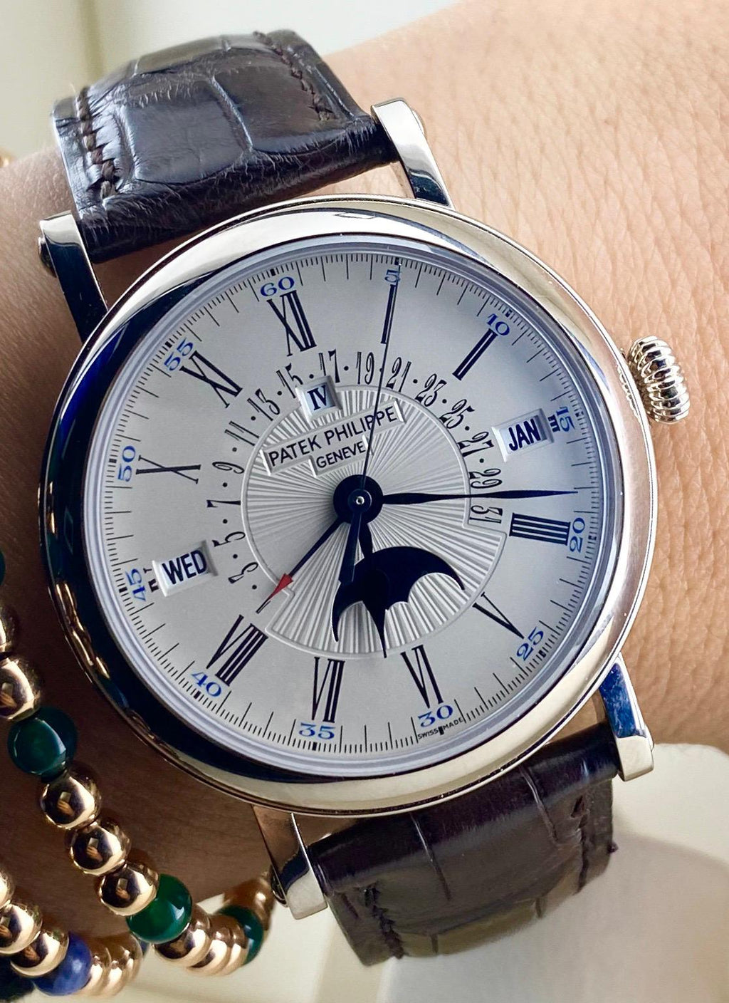 Patek Philippe Annual Calendar Mondphase, Weißgold
