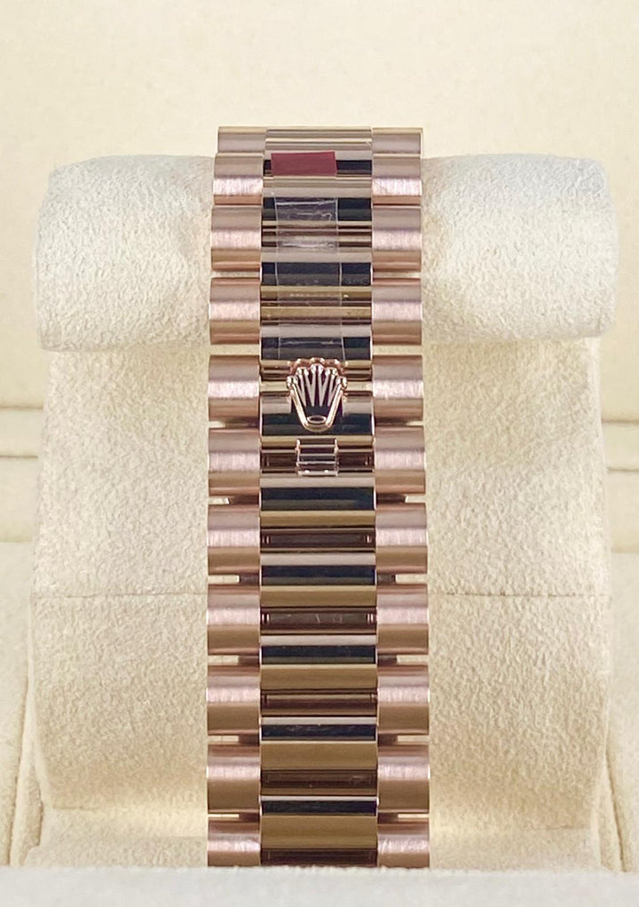 Rolex Day-Date, Rose Gold, Chocolate dial